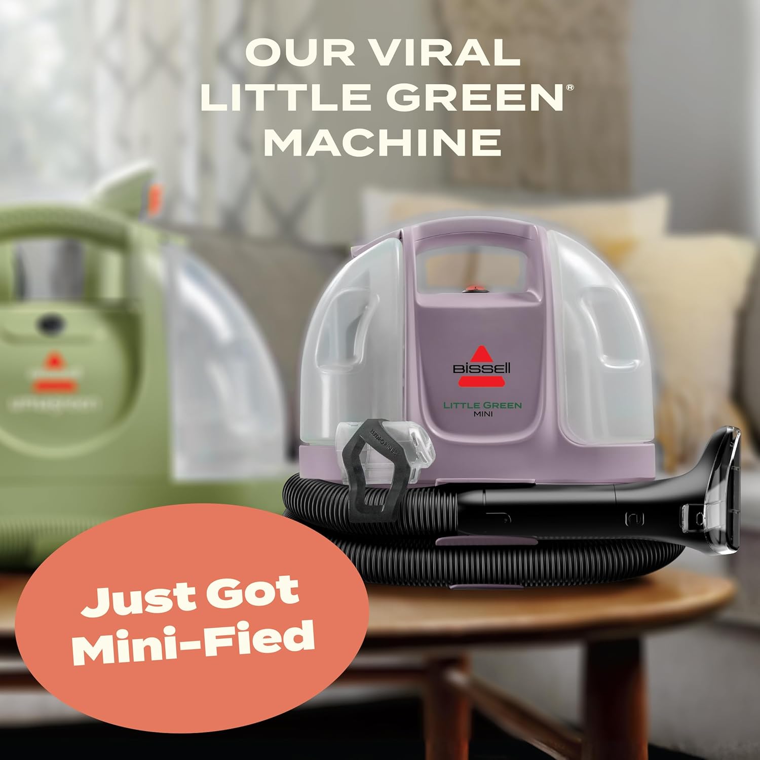 Bissell Little Green Mini Portable Carpet and Upholstery Deep Cleaner,