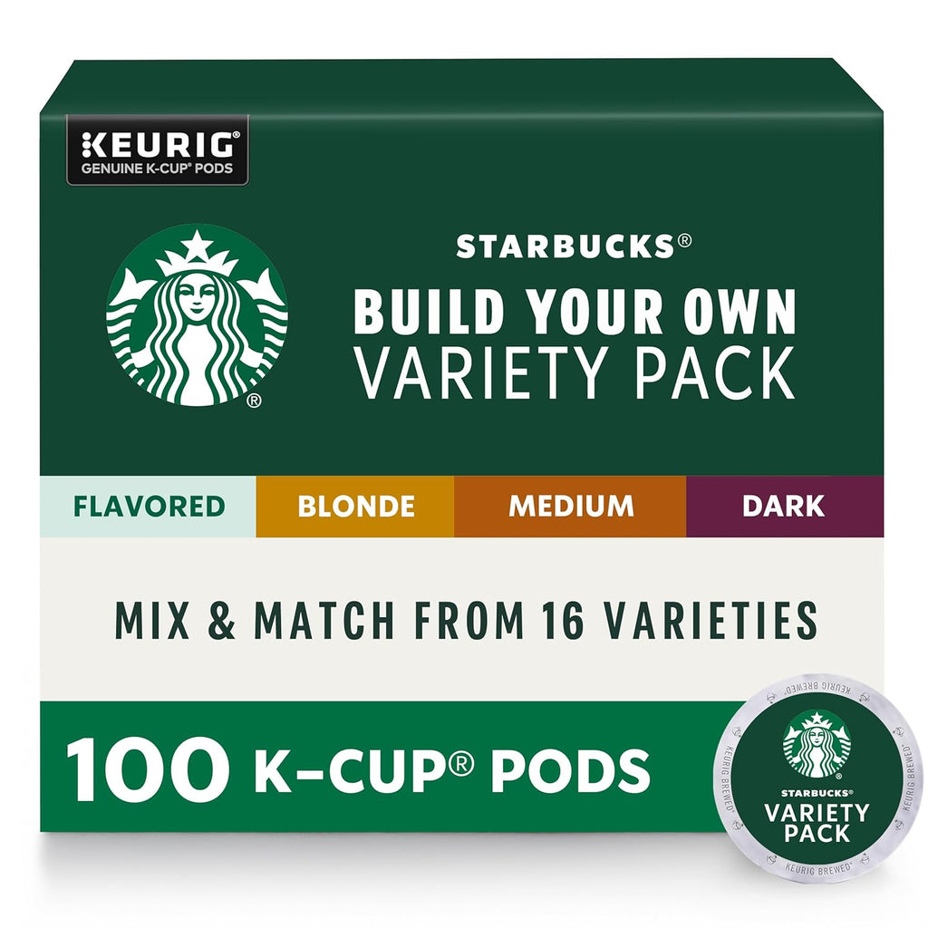 Starbucks K-Cup Coffee Pods, Medium Roast Coffee, Pike Place Roast for Keurig Brewers,