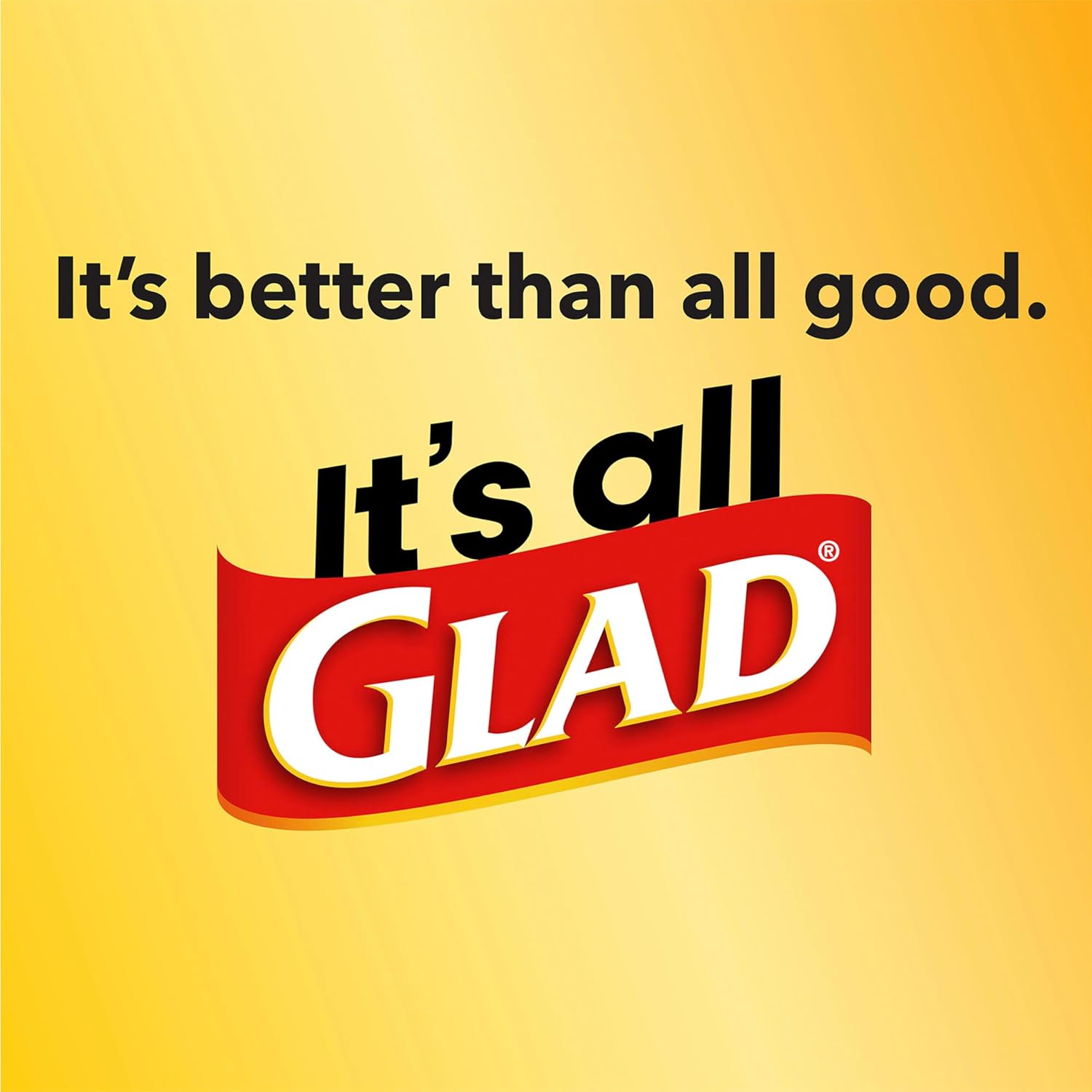 Glad Tall Kitchen Drawstring Trash Bags - Odorshield 13 Gallon White Trash Bag,