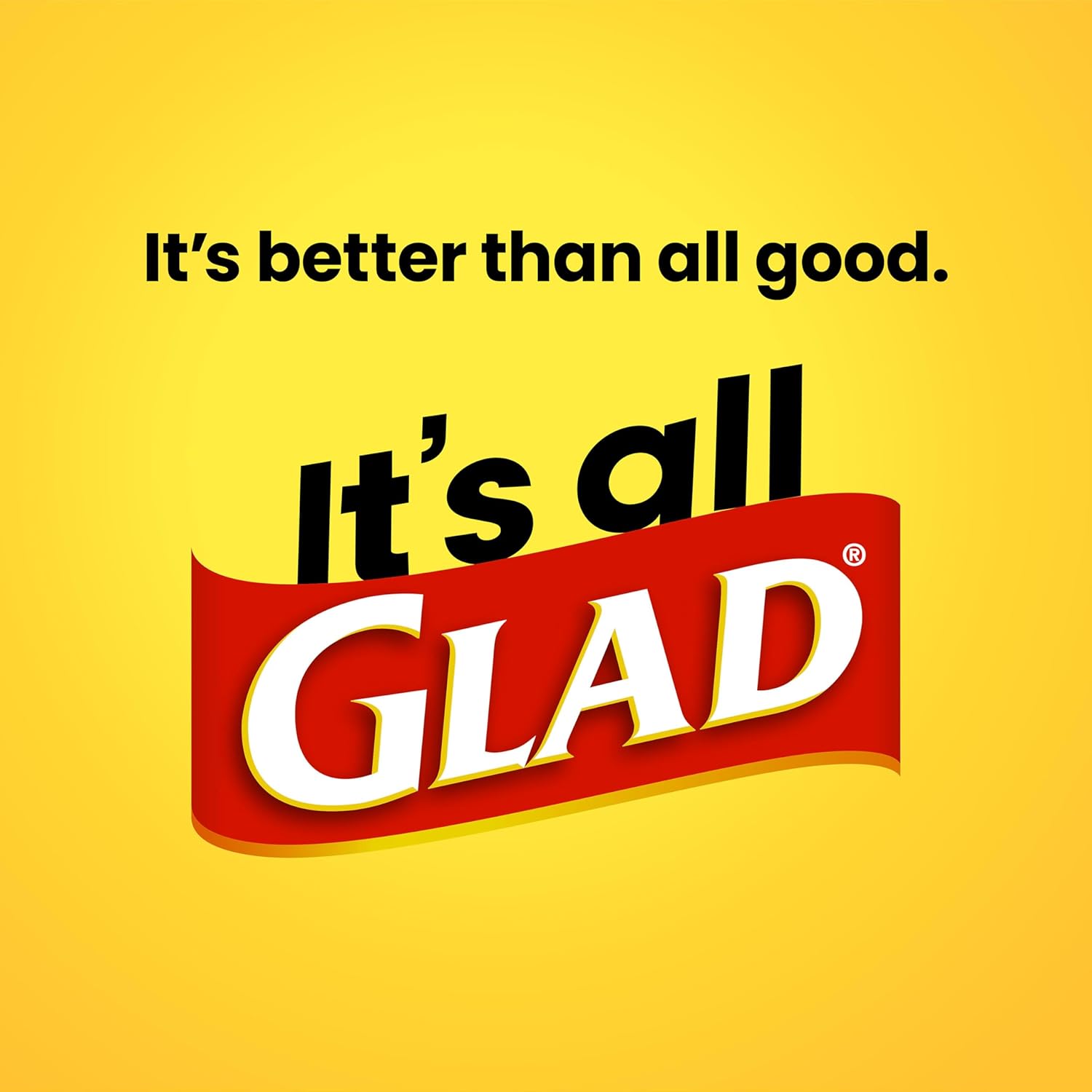 Glad Tall Kitchen Drawstring Trash Bags - Odorshield 13 Gallon White Trash Bag,