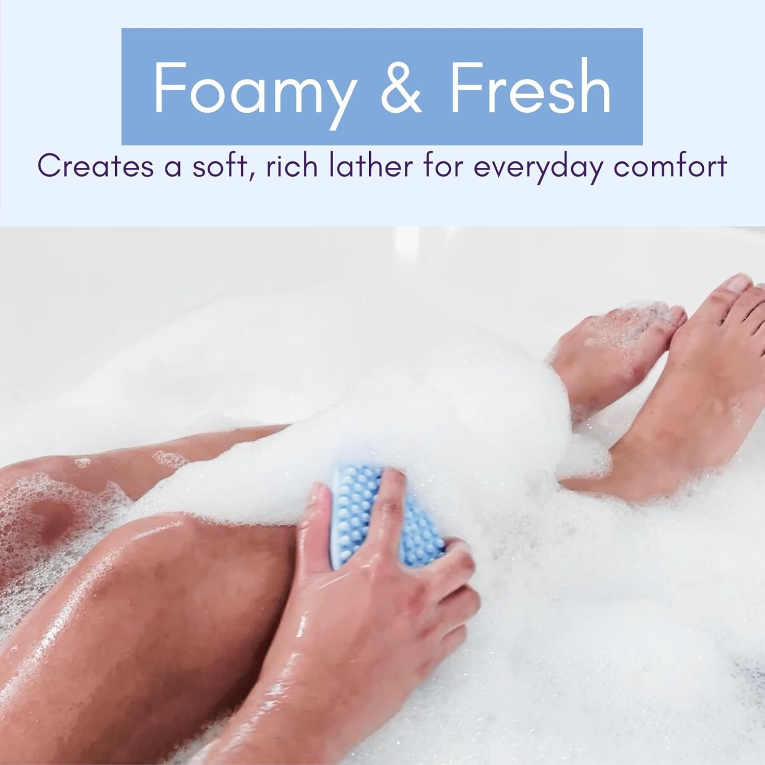 Avilana Silicone Body Scrubber – Gentle Shower Brush & Loofah Alternative – Silver-Infused Options – Fast-Drying, Hygienic
