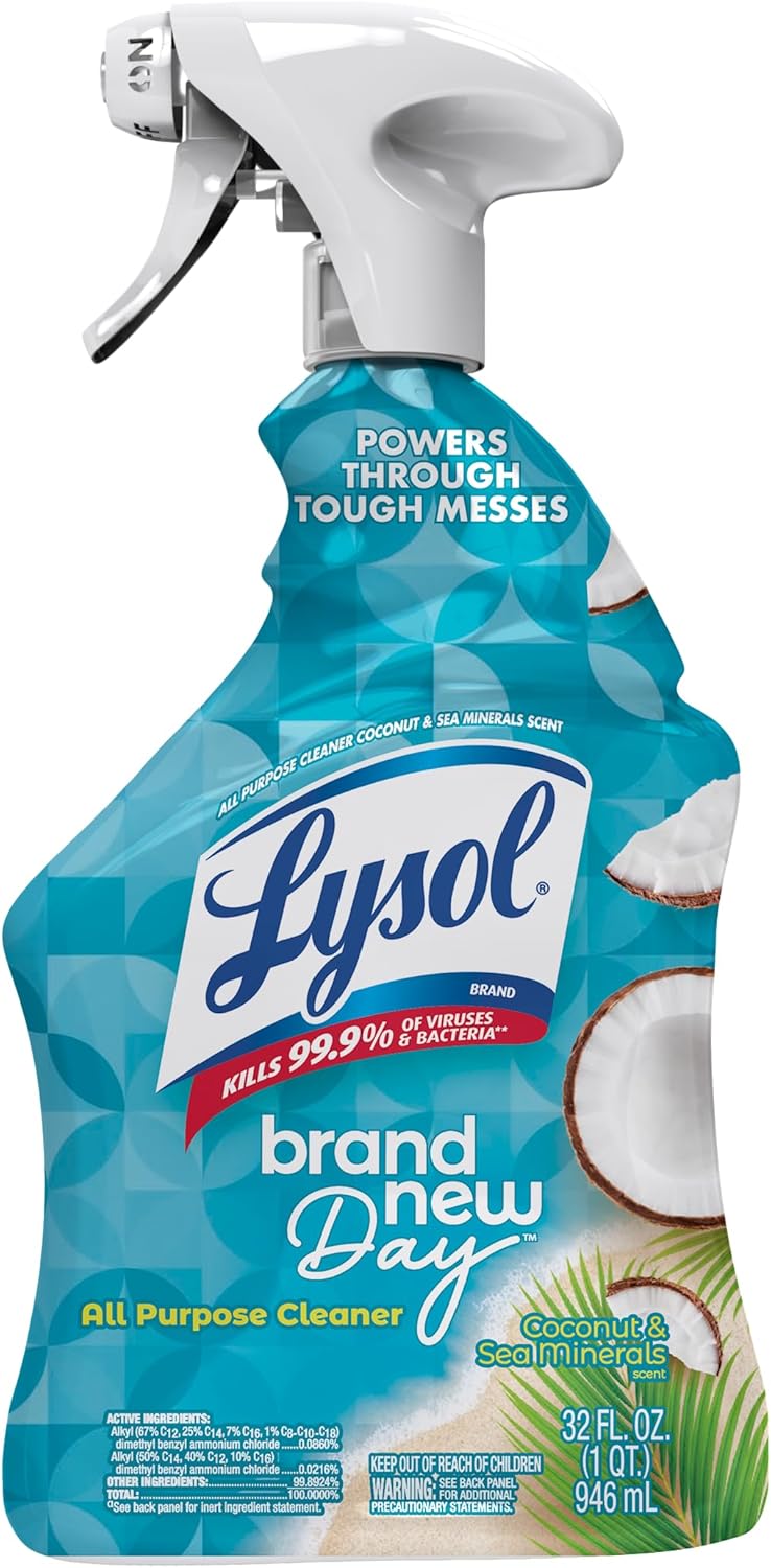 Lysol All Purpose Cleaner Spray, Multi-Purpose Disinfecting Spray, Kitchen & Bathroom Cleaner,