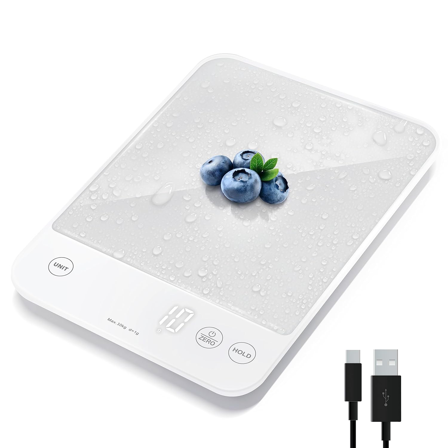 Etekcity Food Kitchen Scale, Digital Grams and Ounces for Weight Loss,