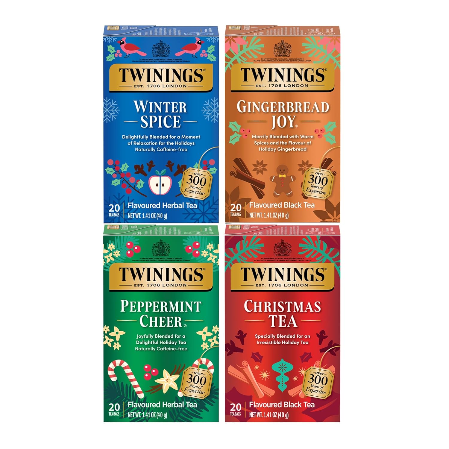 Twinings English Breakfast Black Tea Individually Wrapped Bags