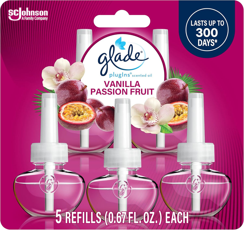 Glade PlugIns Refills Air Freshener, Scented and Essential Oils for Home and Bathroom,