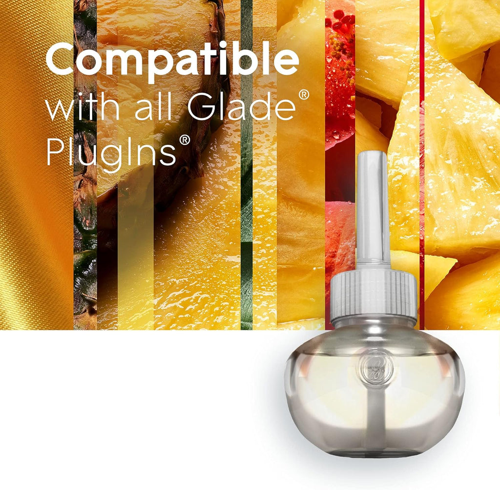 Glade PlugIns Refills Air Freshener, Scented and Essential Oils for Home and Bathroom,