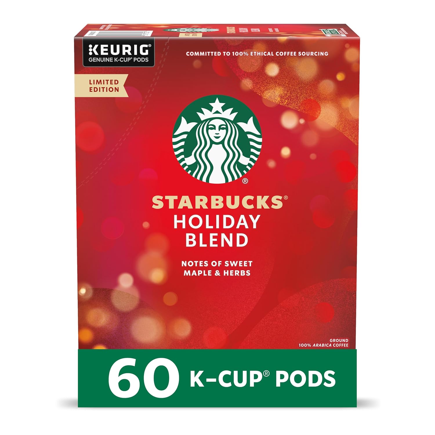 Starbucks K-Cup Coffee Pods, Medium Roast Coffee, Pike Place Roast for Keurig Brewers,