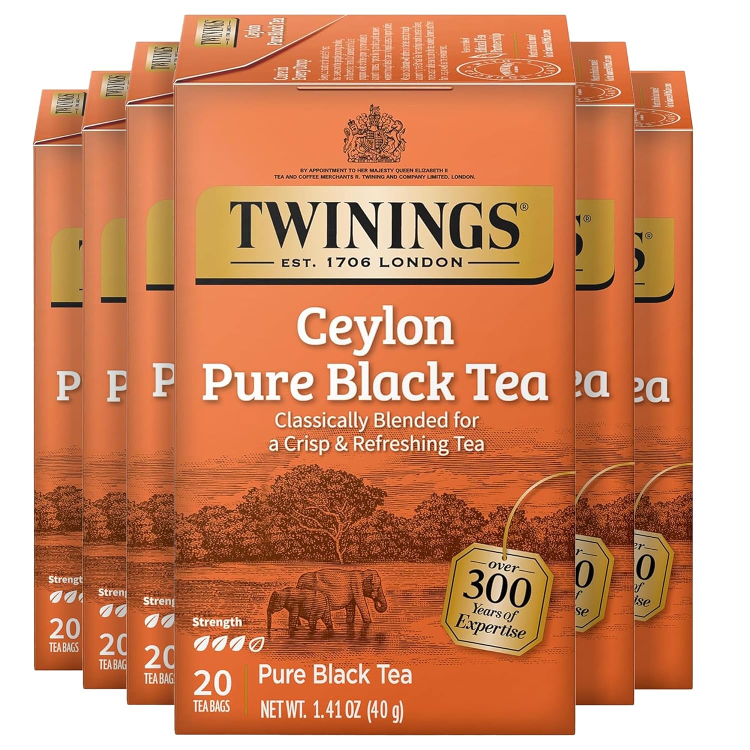 Twinings English Breakfast Black Tea Individually Wrapped Bags