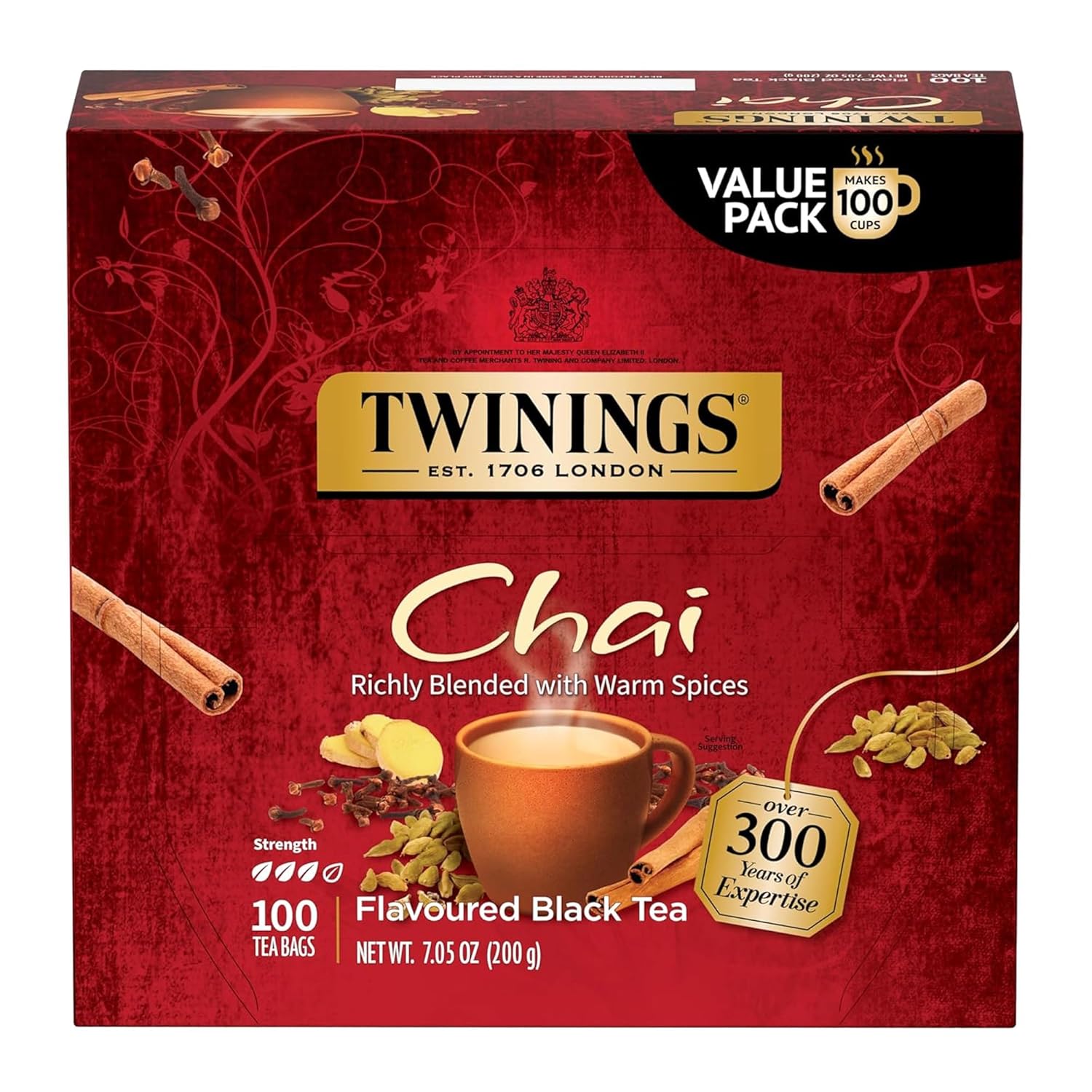 Twinings English Breakfast Black Tea Individually Wrapped Bags
