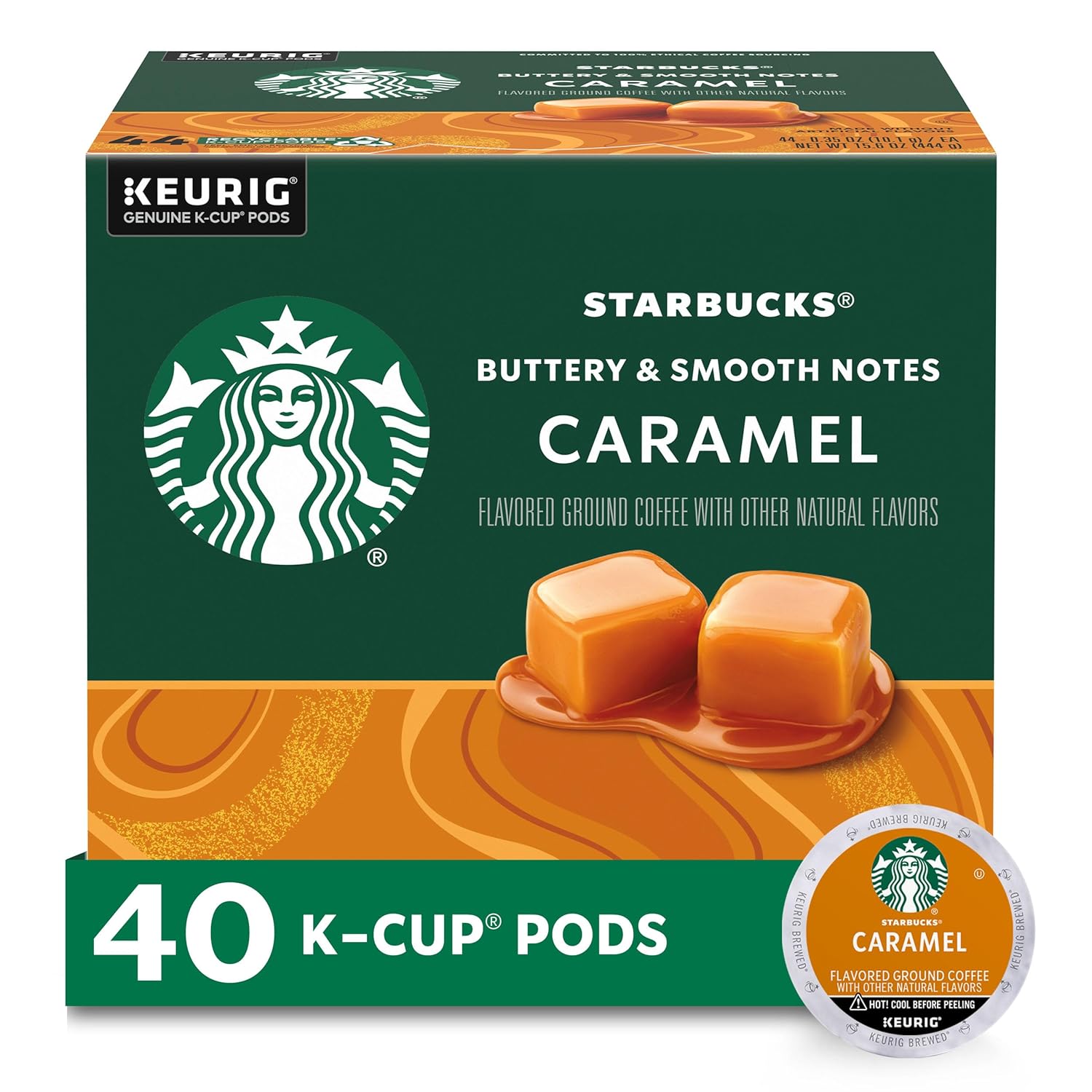Starbucks K-Cup Coffee Pods, Medium Roast Coffee, Pike Place Roast for Keurig Brewers,