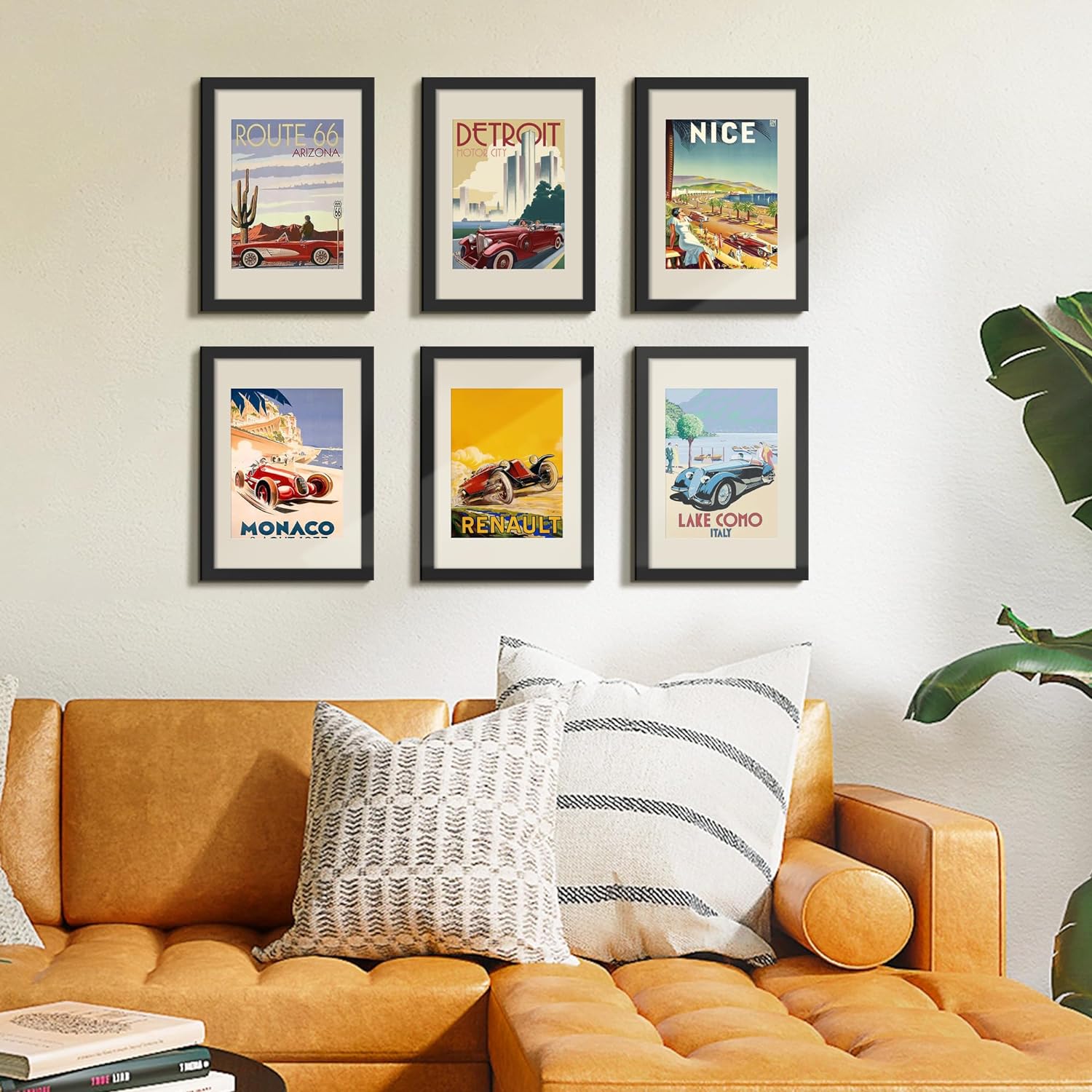 upsimples 8x10 Picture Frame Set of 5, Display Pictures 5x7 with Mat or 8 x 10 Without, Wall Gallery Photo Frames, Black