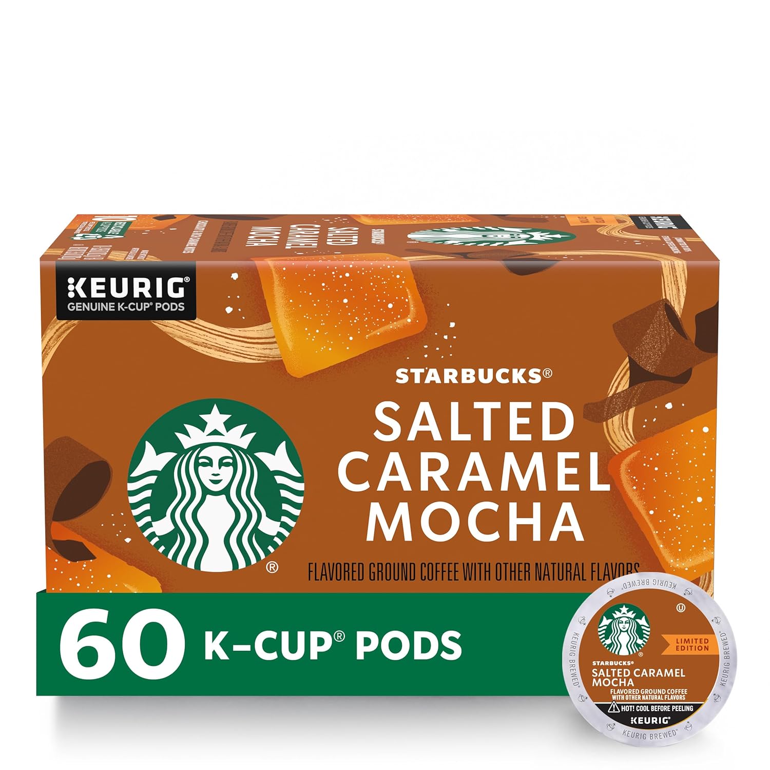 Starbucks K-Cup Coffee Pods, Medium Roast Coffee, Pike Place Roast for Keurig Brewers,
