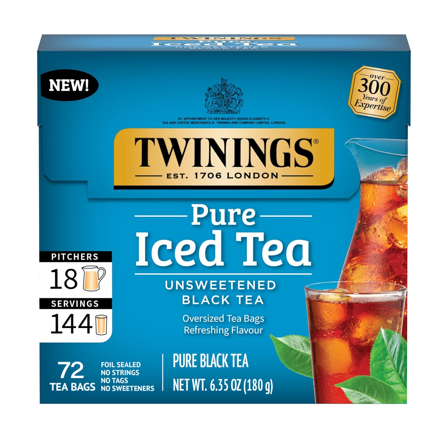 Twinings English Breakfast Black Tea Individually Wrapped Bags