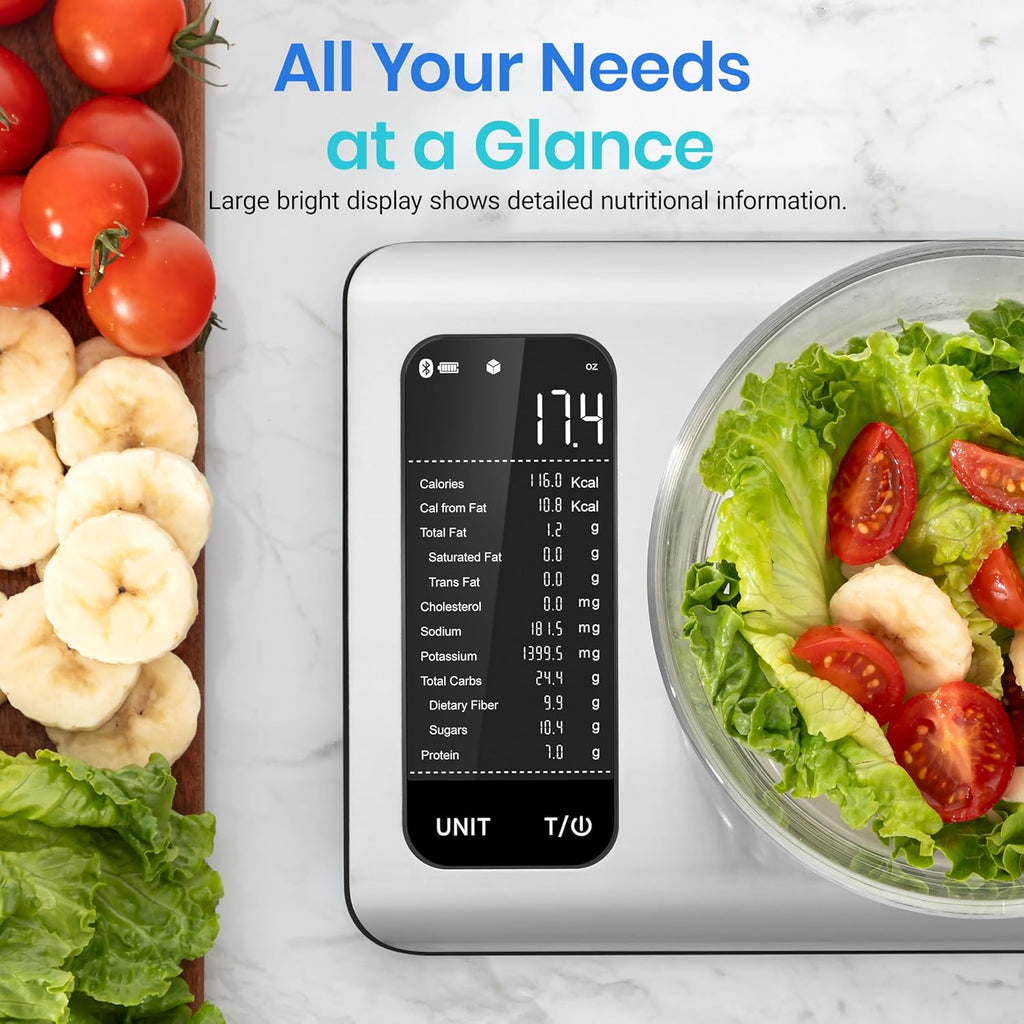Etekcity Food Kitchen Scale, Digital Grams and Ounces for Weight Loss,