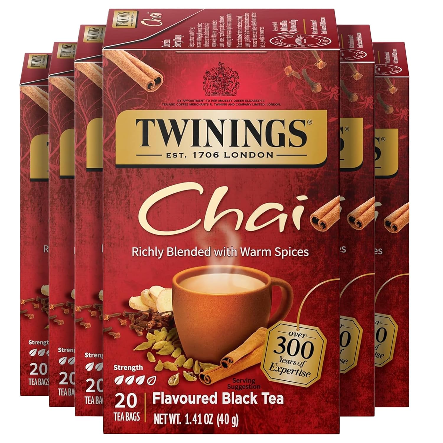 Twinings English Breakfast Black Tea Individually Wrapped Bags