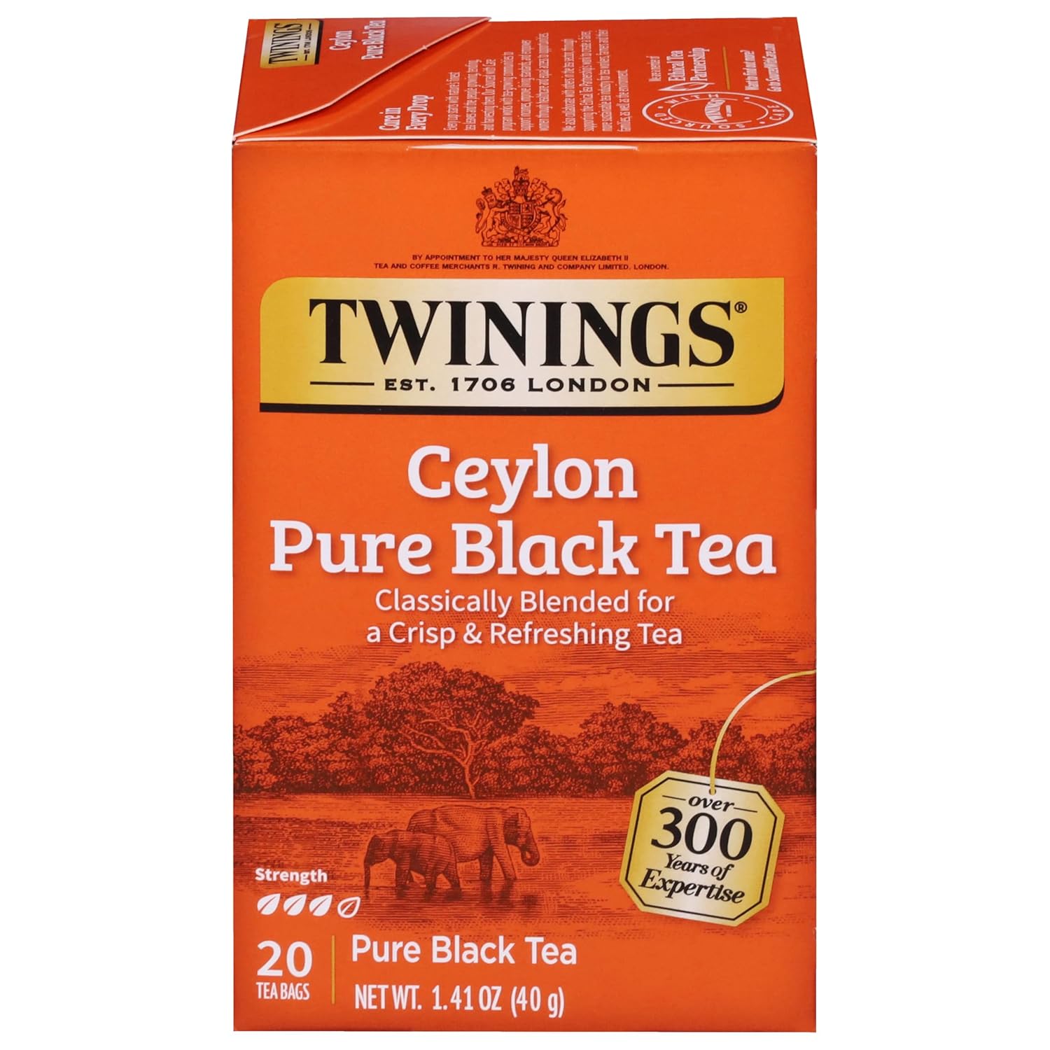 Twinings English Breakfast Black Tea Individually Wrapped Bags