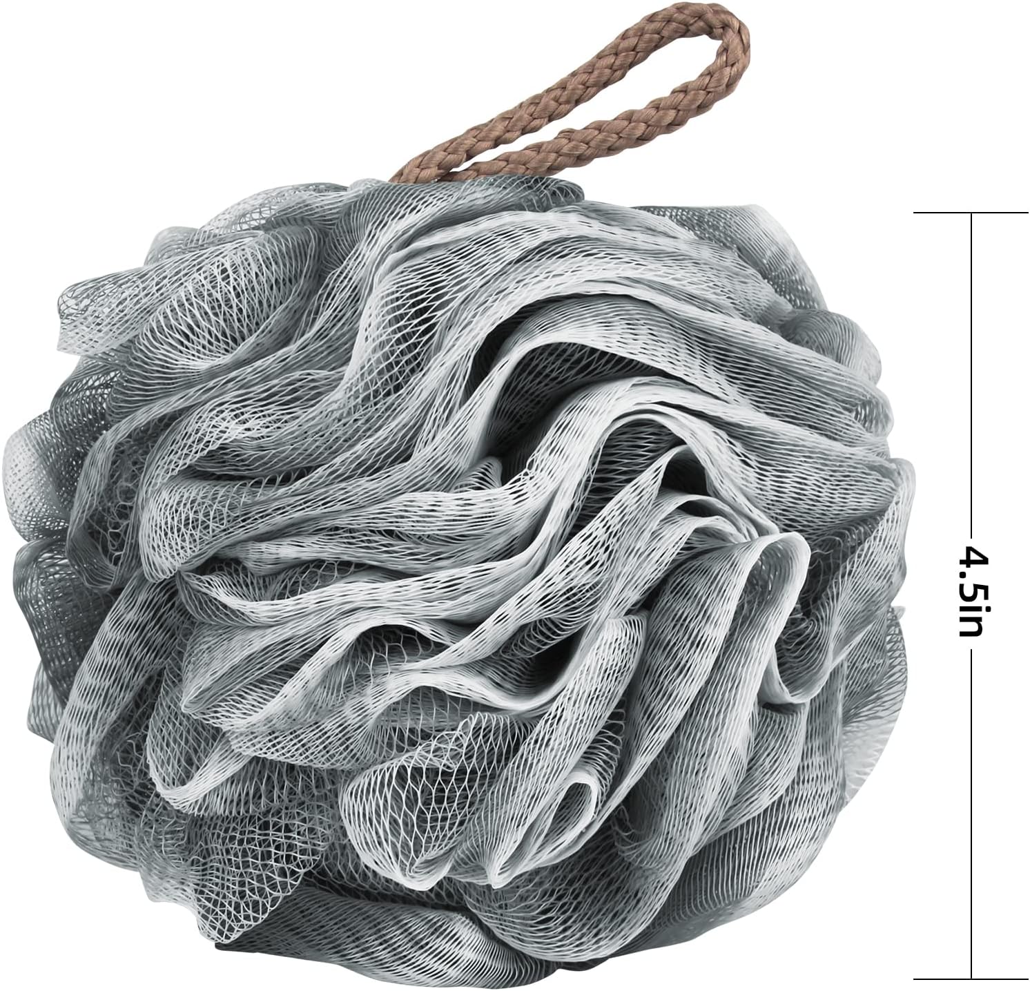 Fu Store Loofah Sponge Shower Loofahs 50g Bath Sponges Mesh Balls 4 Colors for Body Scrubber Exfoliator Wash Back Scrubber Bathroom Men Women