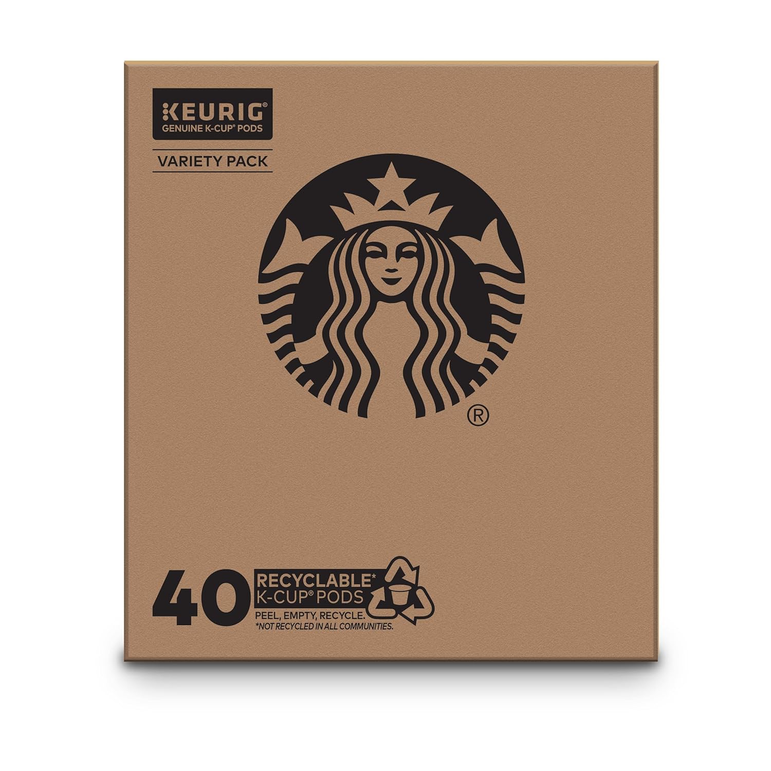 Starbucks K-Cup Coffee Pods, Medium Roast Coffee, Pike Place Roast for Keurig Brewers,