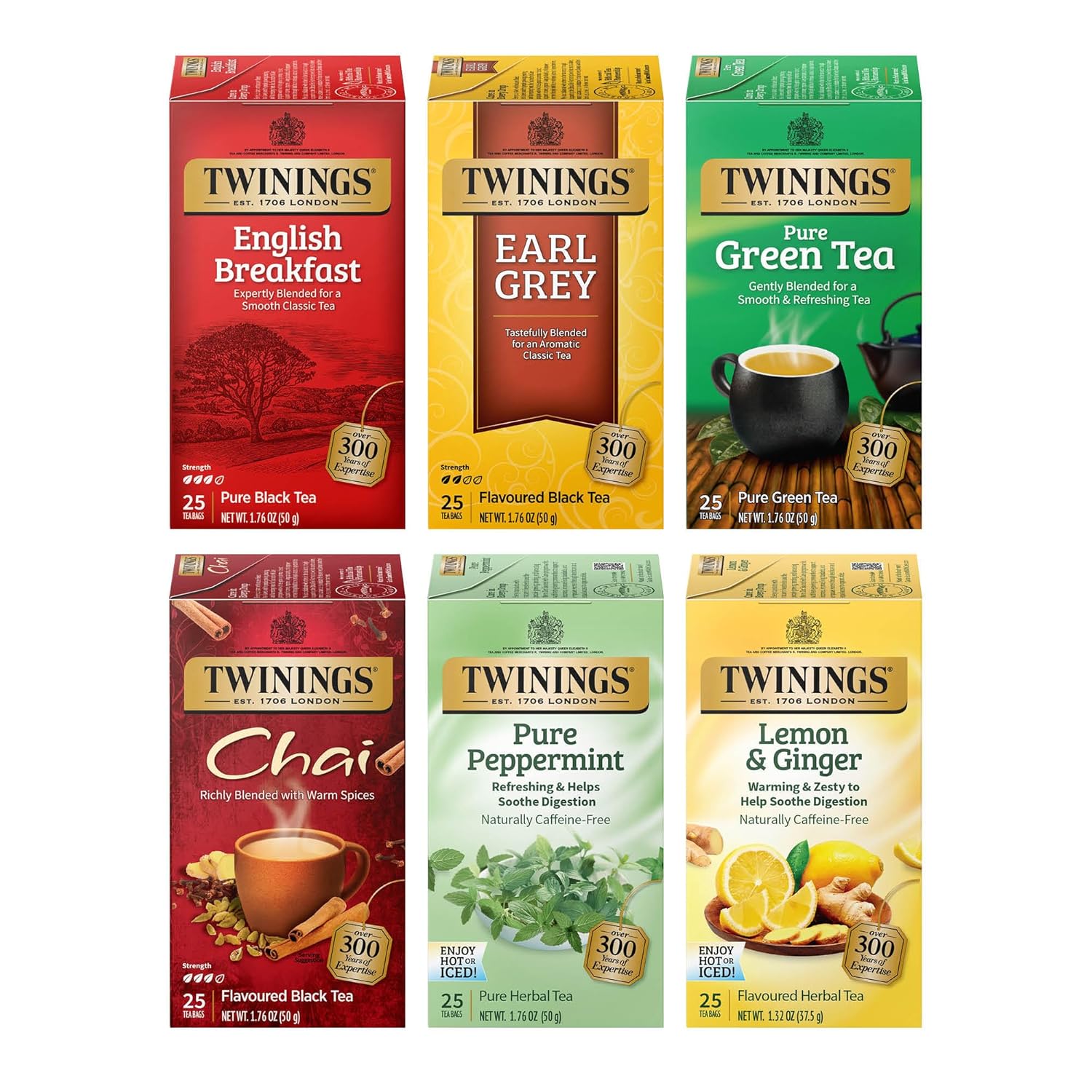 Twinings English Breakfast Black Tea Individually Wrapped Bags