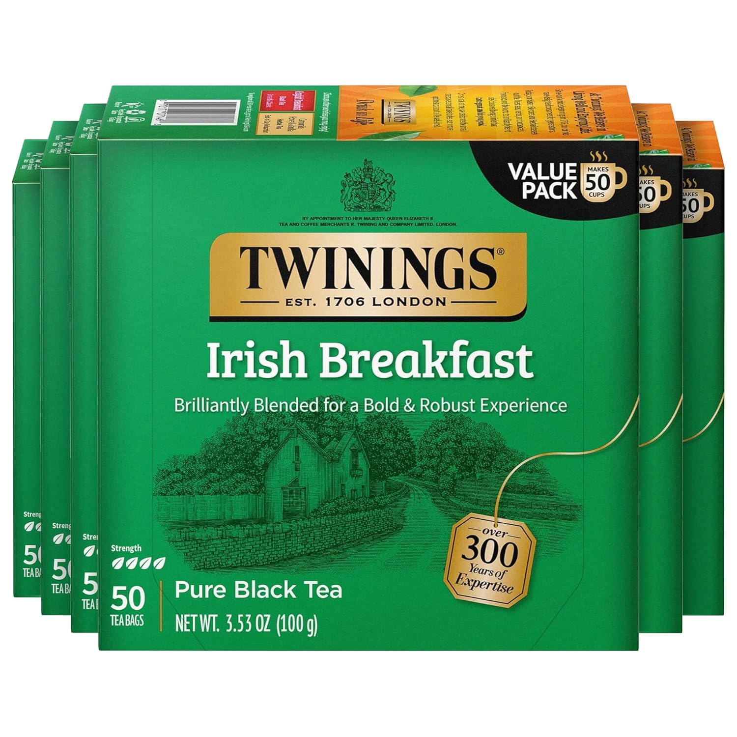 Twinings English Breakfast Black Tea Individually Wrapped Bags