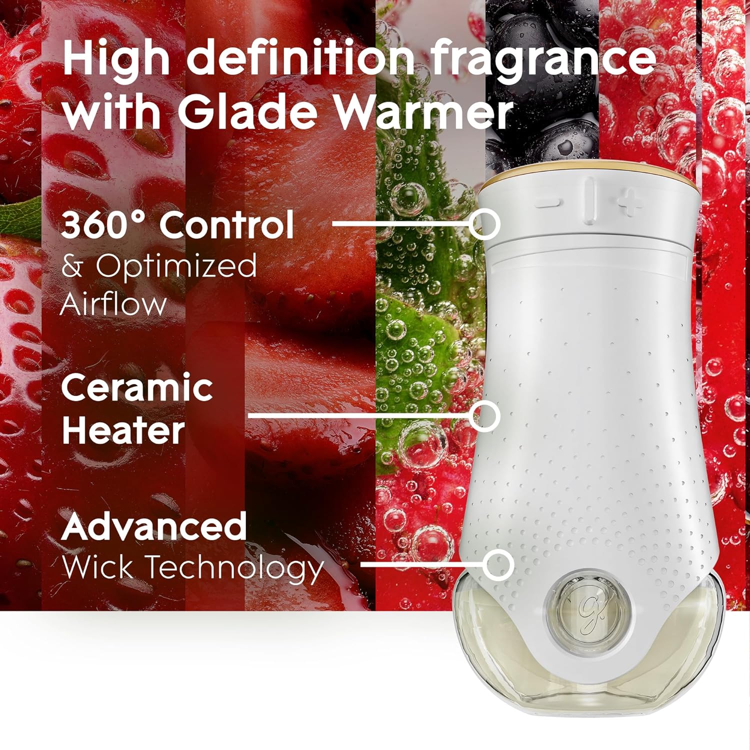 Glade PlugIns Refills Air Freshener, Scented and Essential Oils for Home and Bathroom,
