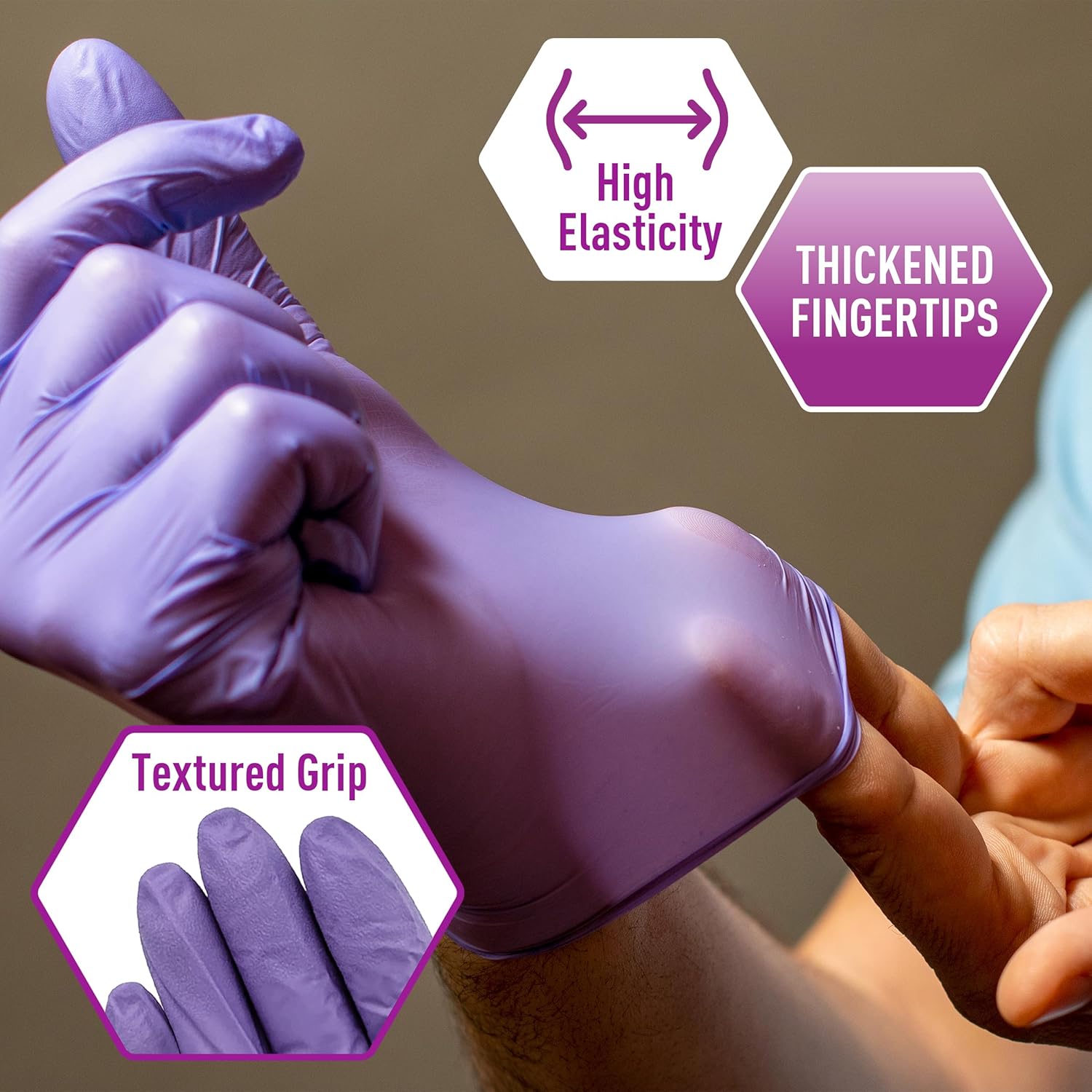 MedPride Powder-Free Nitrile Exam Gloves