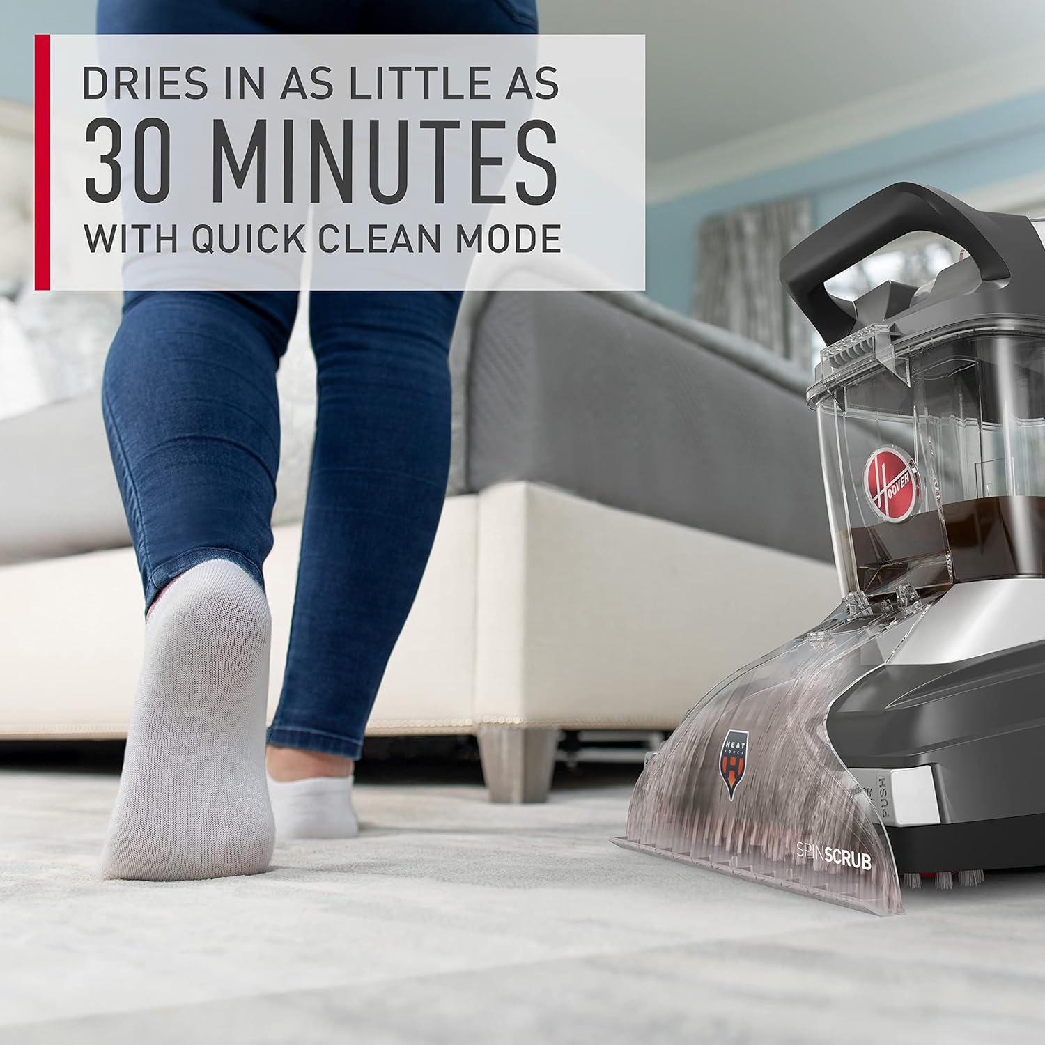 Hoover PowerScrub Deluxe Carpet Cleaner Machine for Carpet and Upholstery