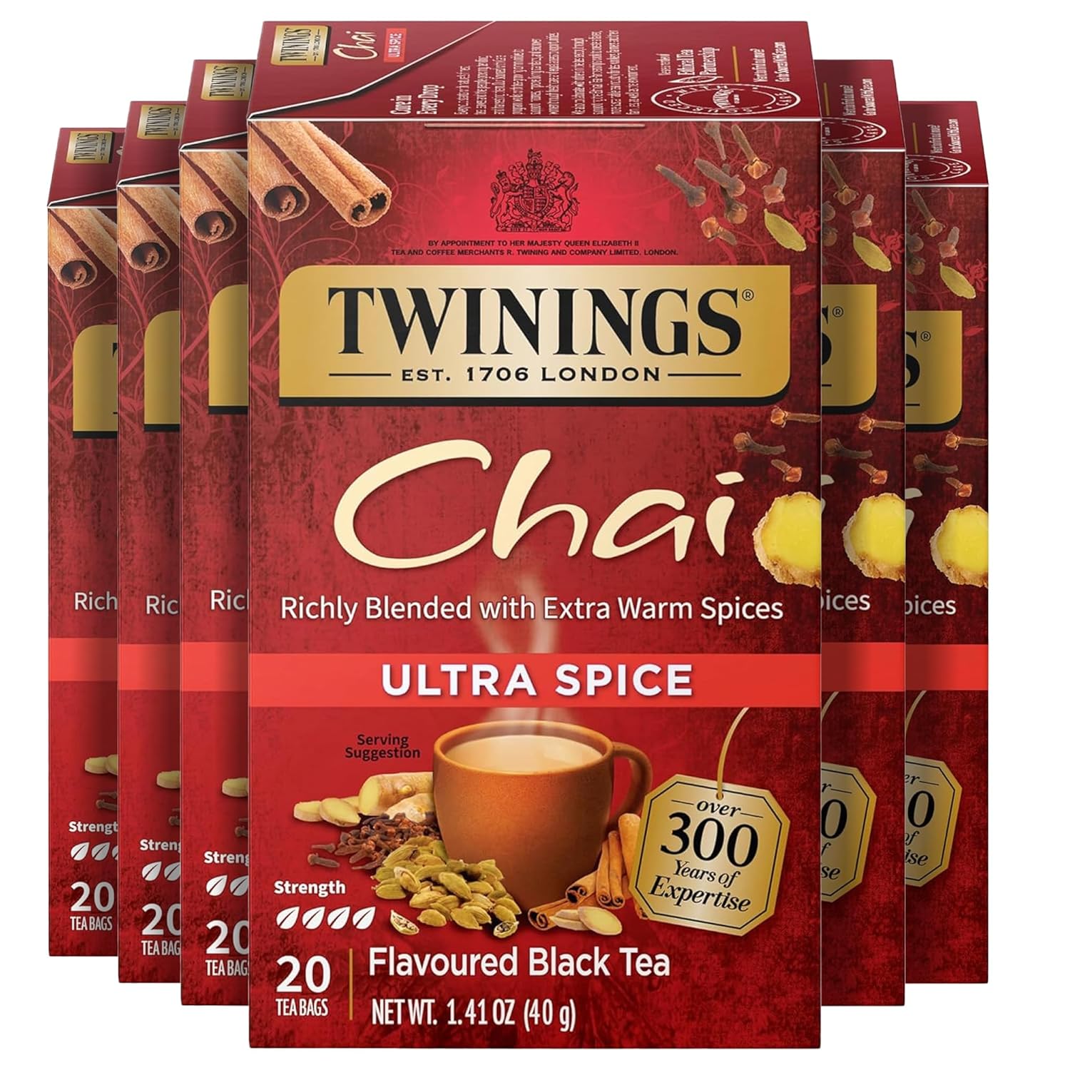 Twinings English Breakfast Black Tea Individually Wrapped Bags