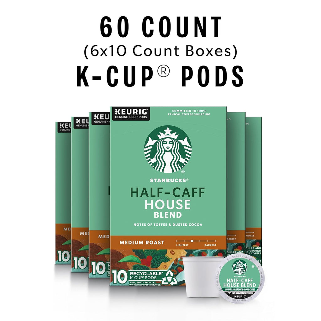 Starbucks K-Cup Coffee Pods, Medium Roast Coffee, Pike Place Roast for Keurig Brewers,