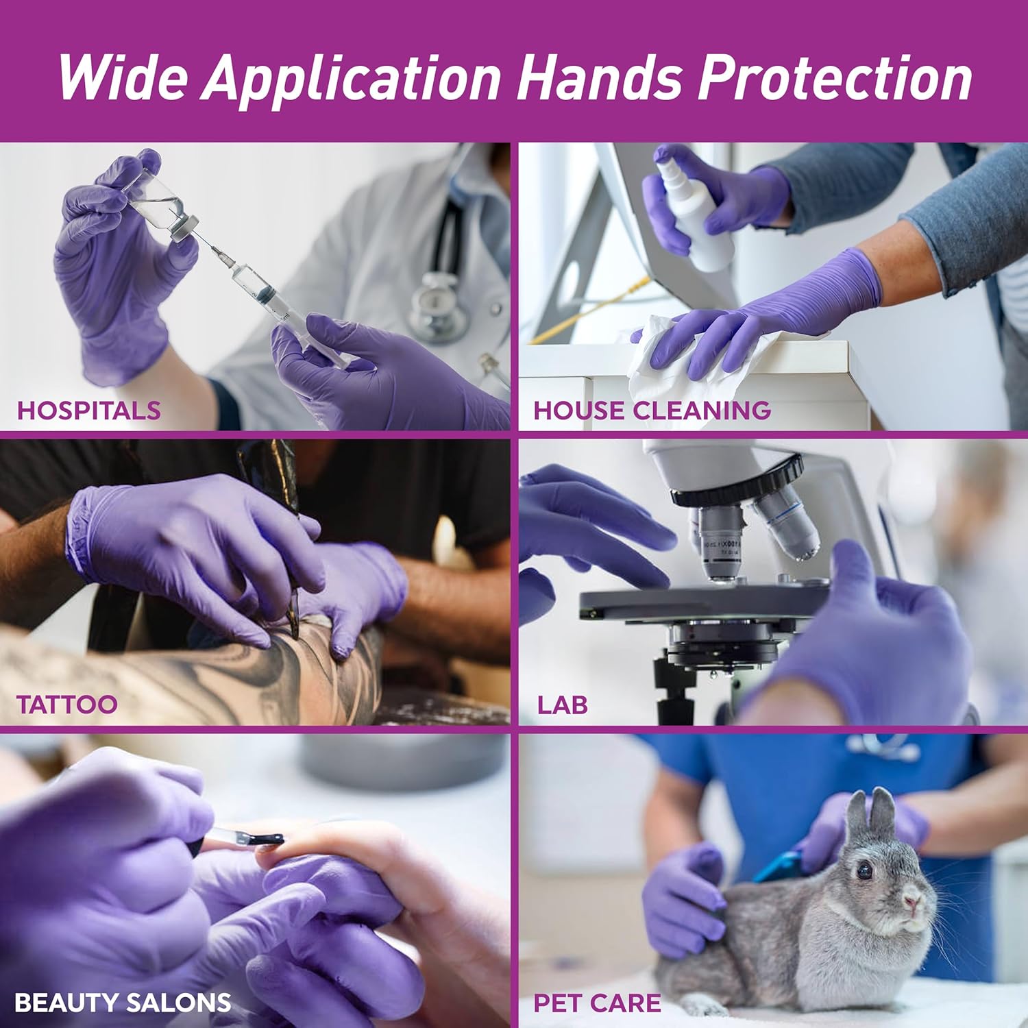 MedPride Powder-Free Nitrile Exam Gloves
