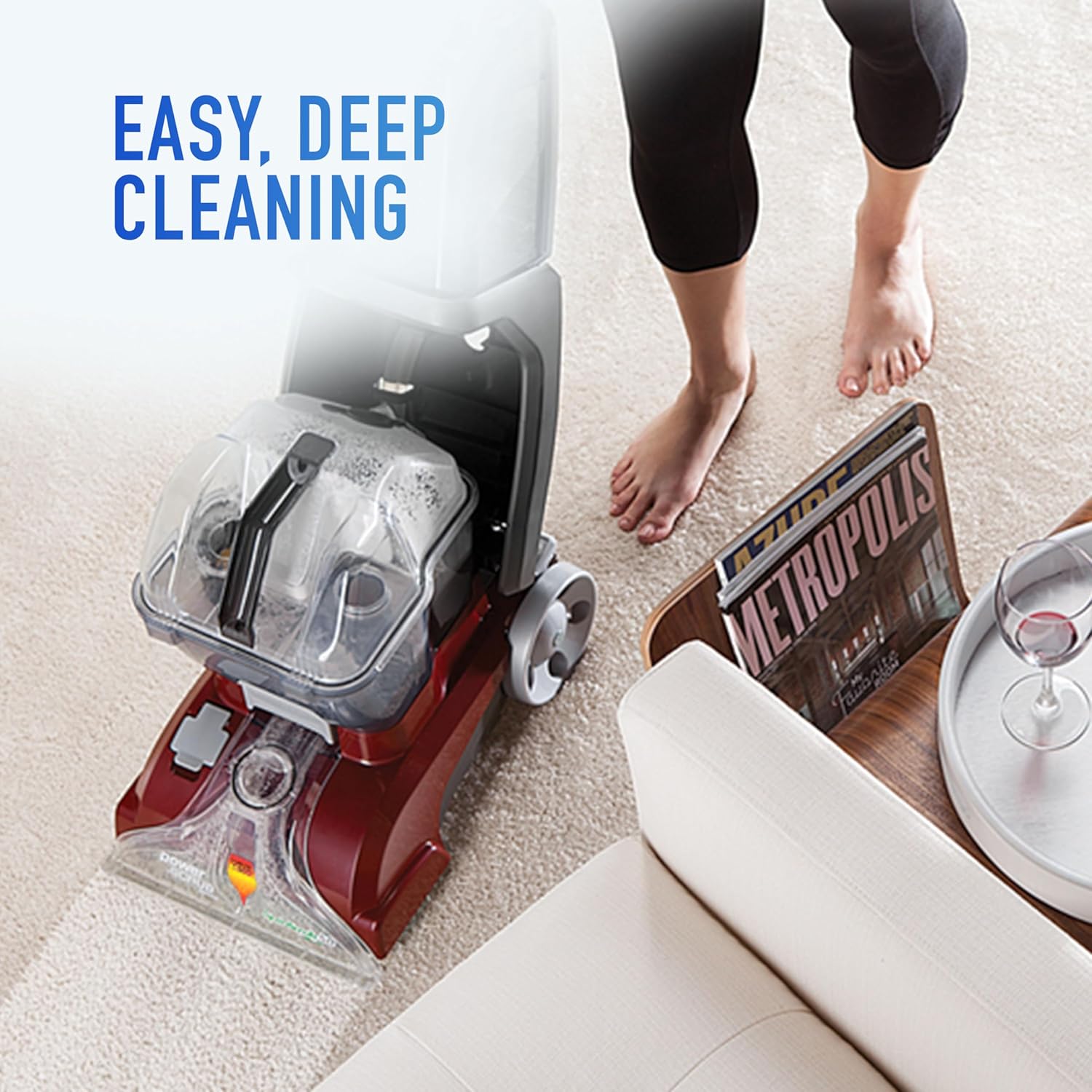 Hoover PowerScrub Deluxe Carpet Cleaner Machine for Carpet and Upholstery