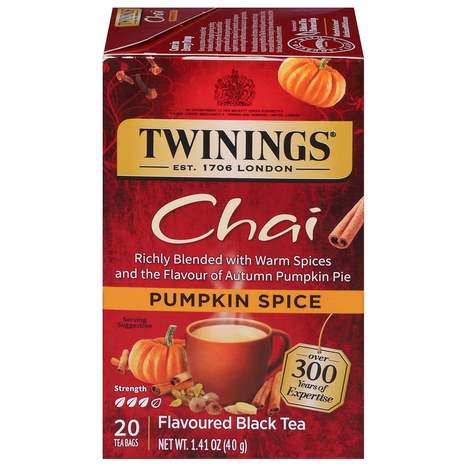 Twinings English Breakfast Black Tea Individually Wrapped Bags