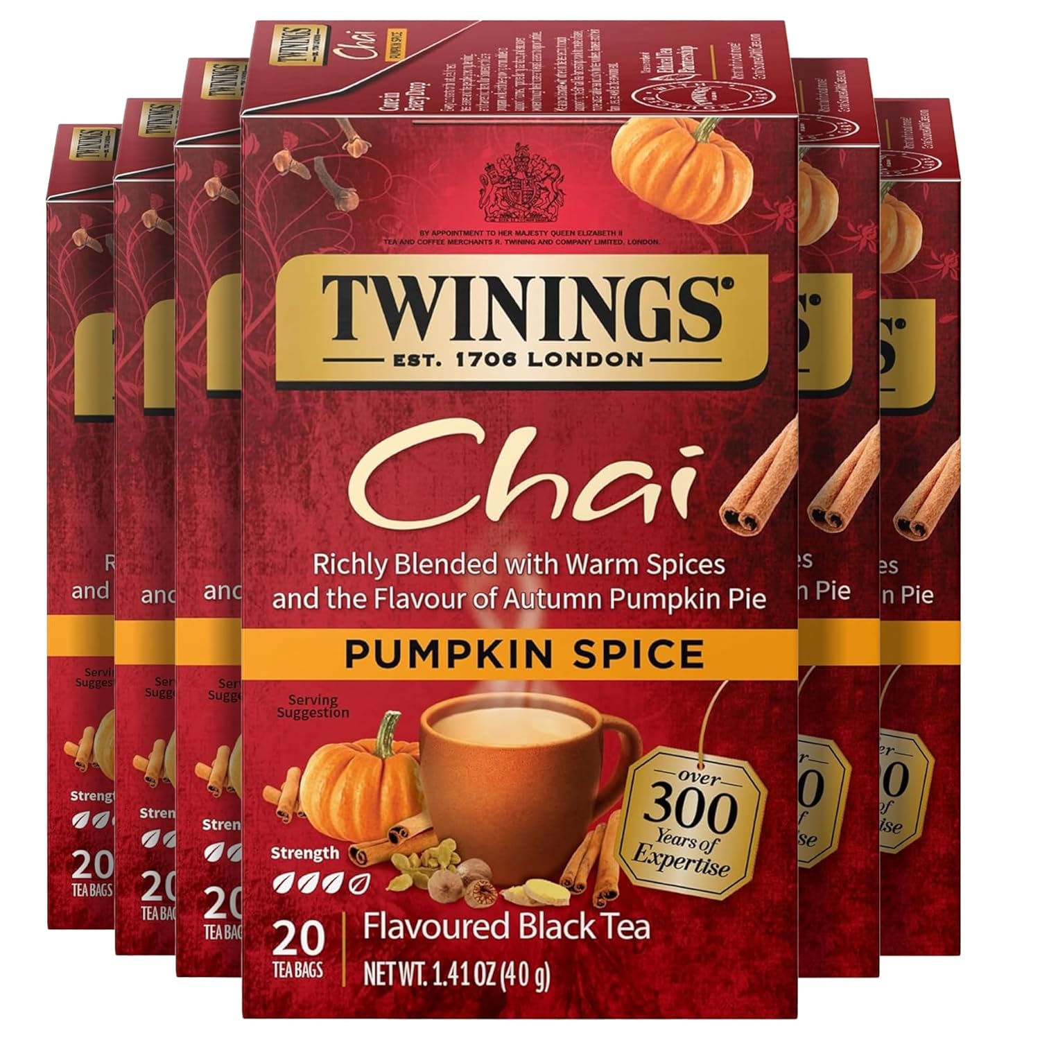 Twinings English Breakfast Black Tea Individually Wrapped Bags