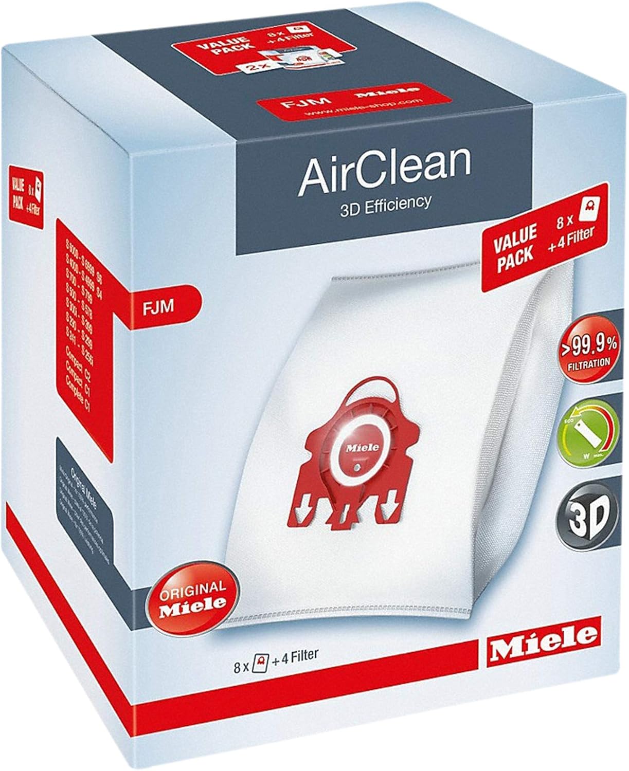 Miele AirClean 3D Efficiency Dust Bag,