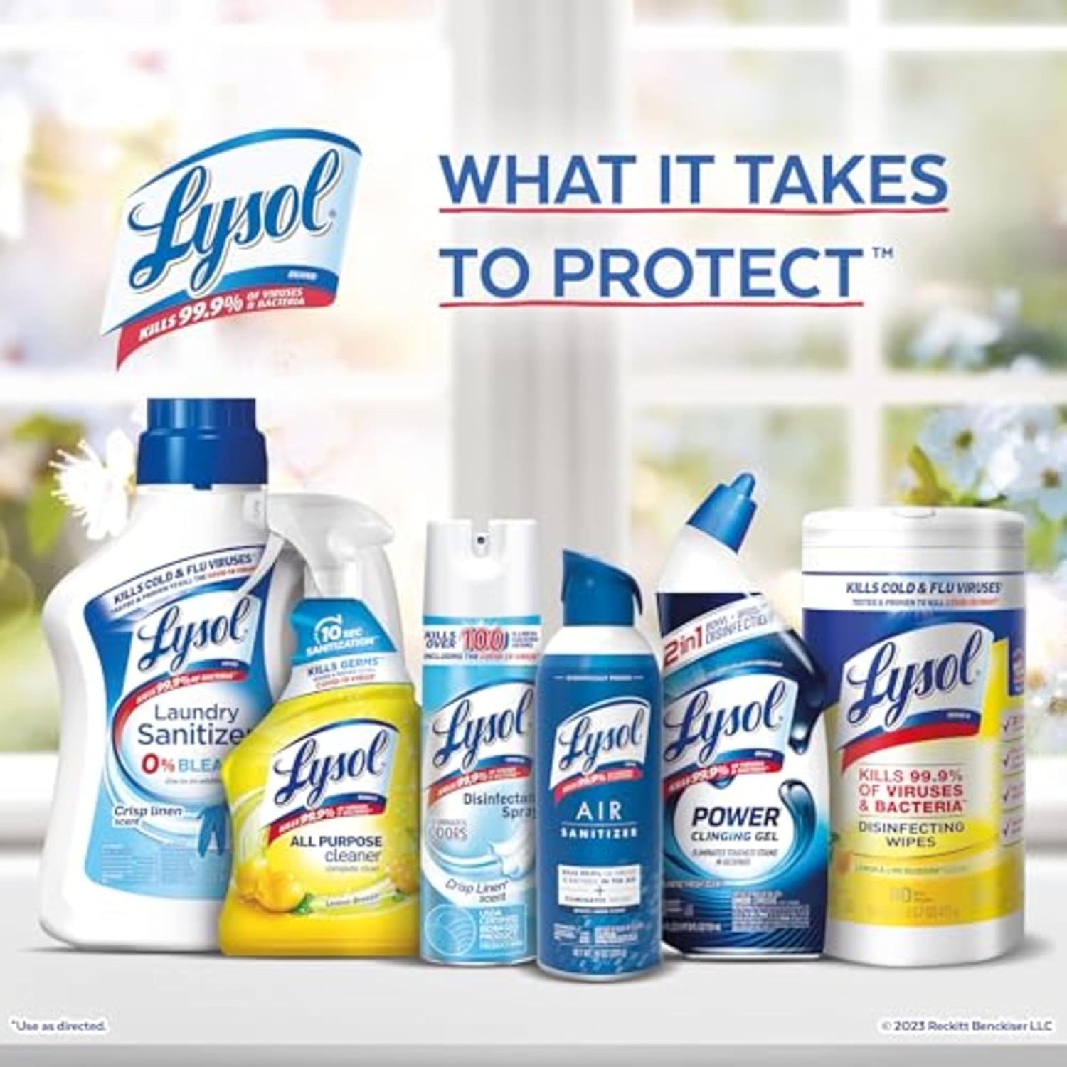 Lysol Disinfectant Spray, Household Essential Cleaning Supplies, Multi-Purpose Room Spray, A