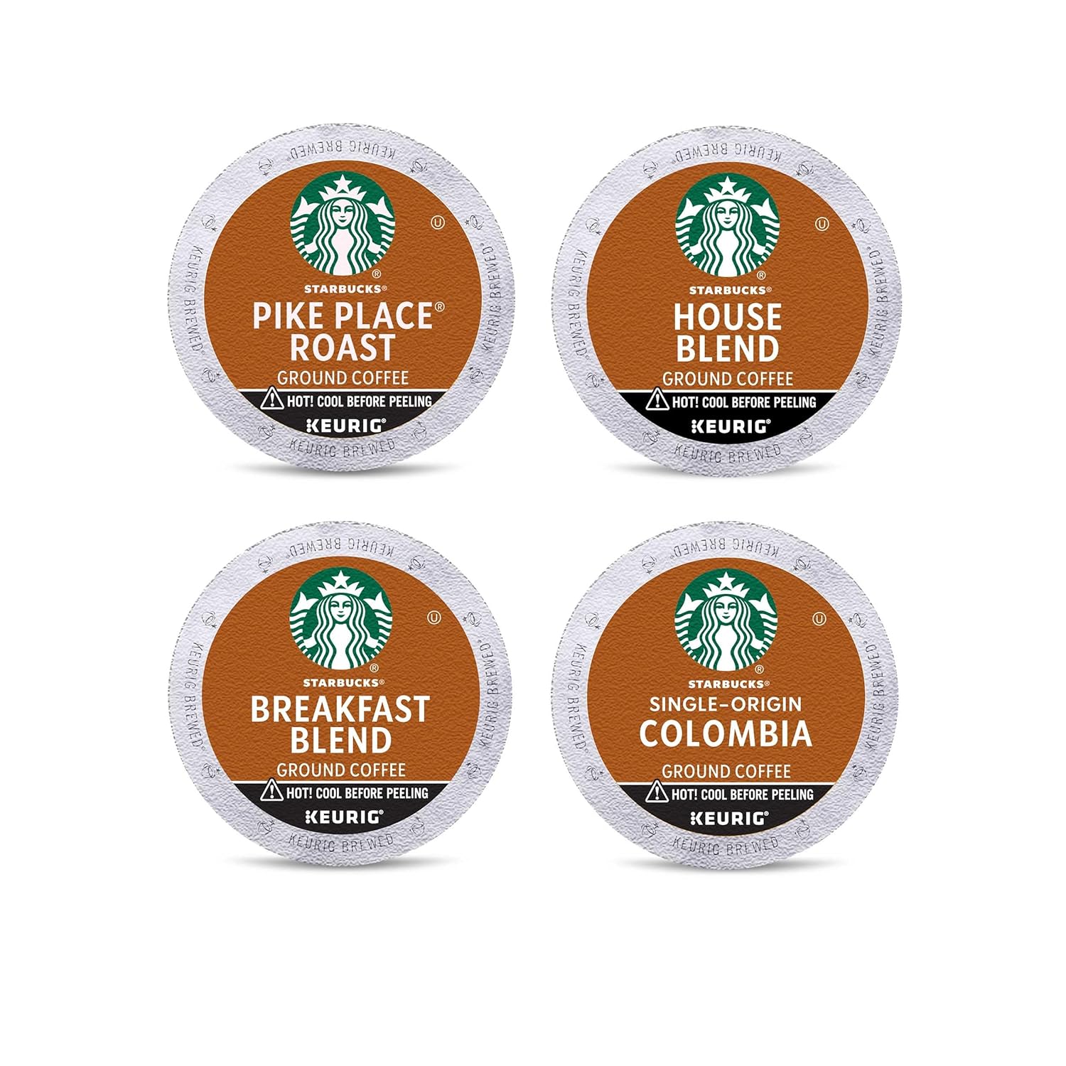 Starbucks K-Cup Coffee Pods, Medium Roast Coffee, Pike Place Roast for Keurig Brewers,