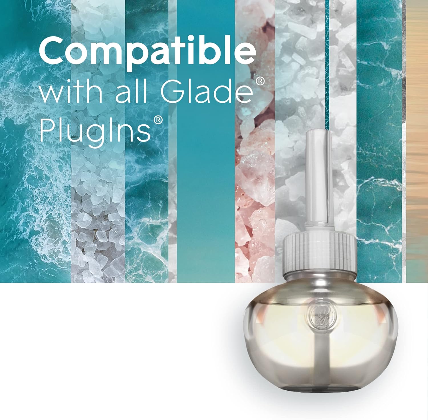 Glade PlugIns Refills Air Freshener, Scented and Essential Oils for Home and Bathroom,