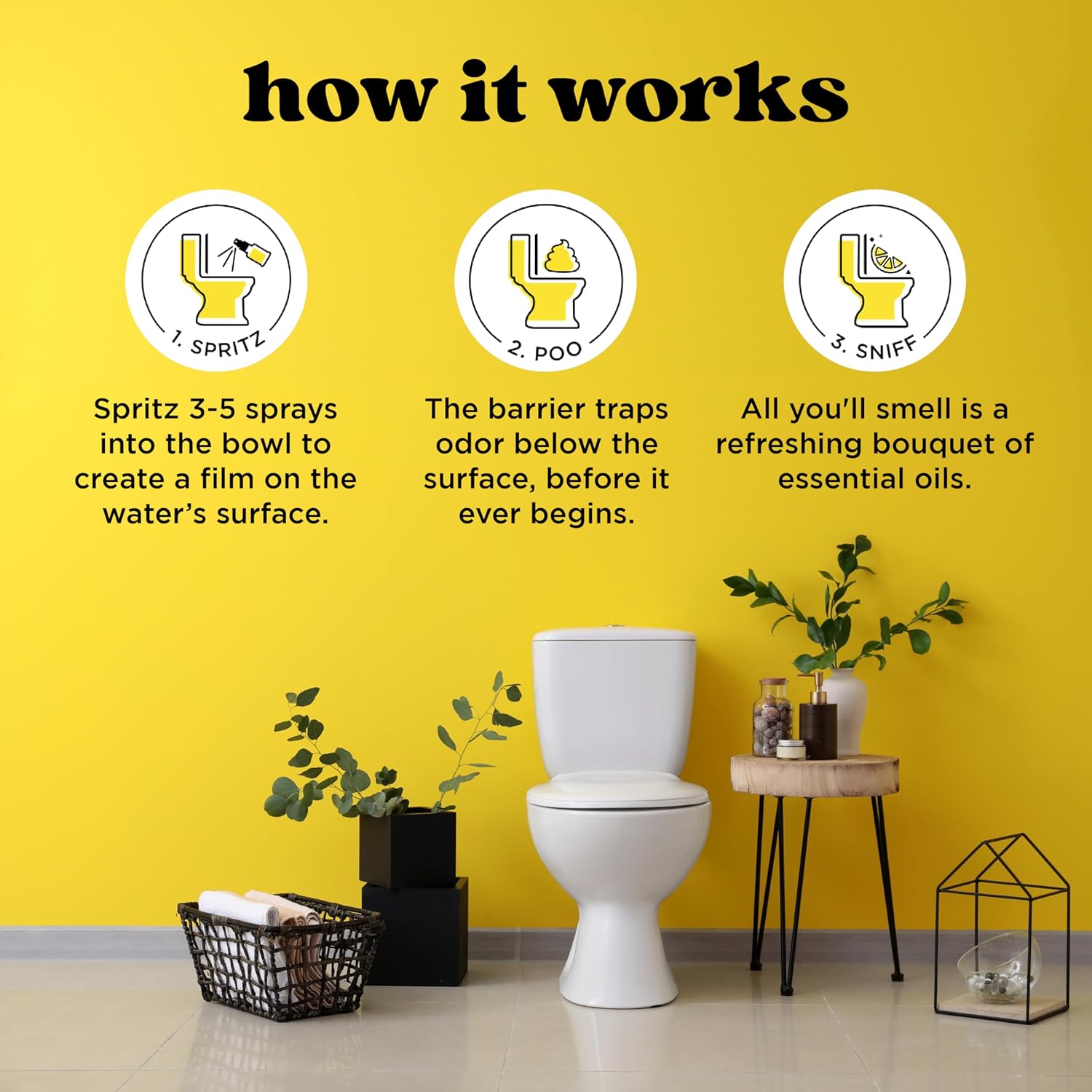 Poo-Pourri Before-You-Go Toilet Spray, Original Citrus, 2 Fl Oz - Lemon, Bergamot and Lemongrass