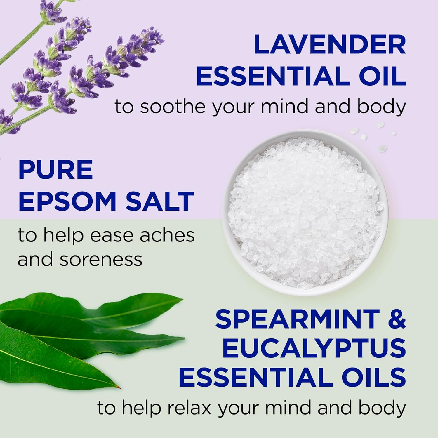 Dr Teal's Epsom Salt Magnesium Soak, Soothe & Sleep with Lavender,