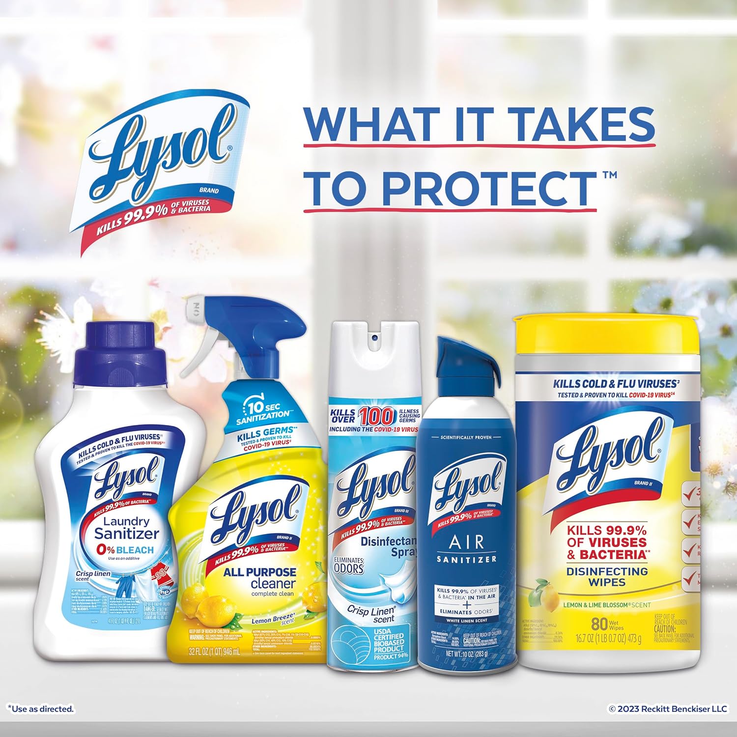 Lysol Disinfectant Spray, Household Essential Cleaning Supplies, Multi-Purpose Room Spray, A