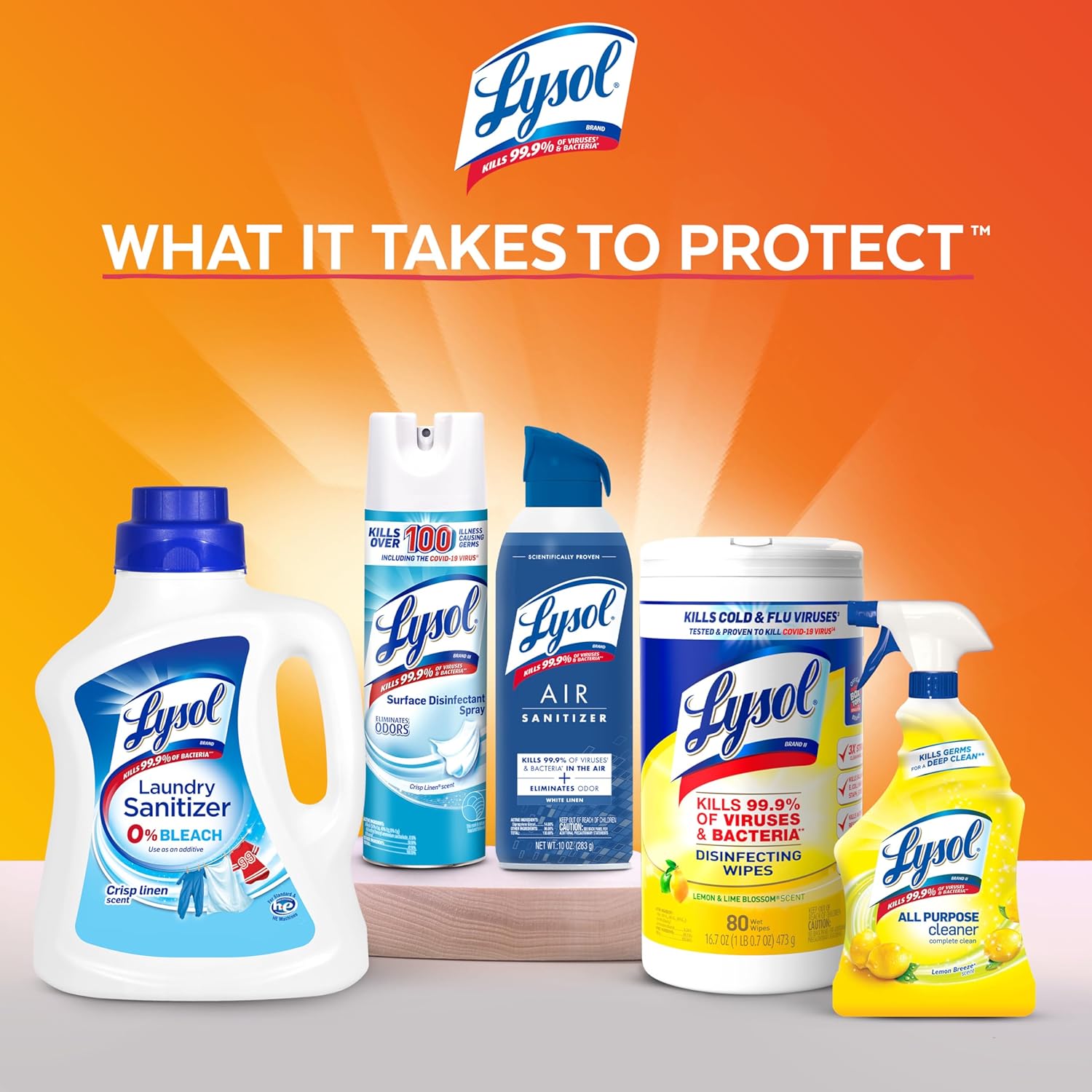 Lysol All Purpose Cleaner Spray, Multi-Purpose Disinfecting Spray, Kitchen & Bathroom Cleaner,