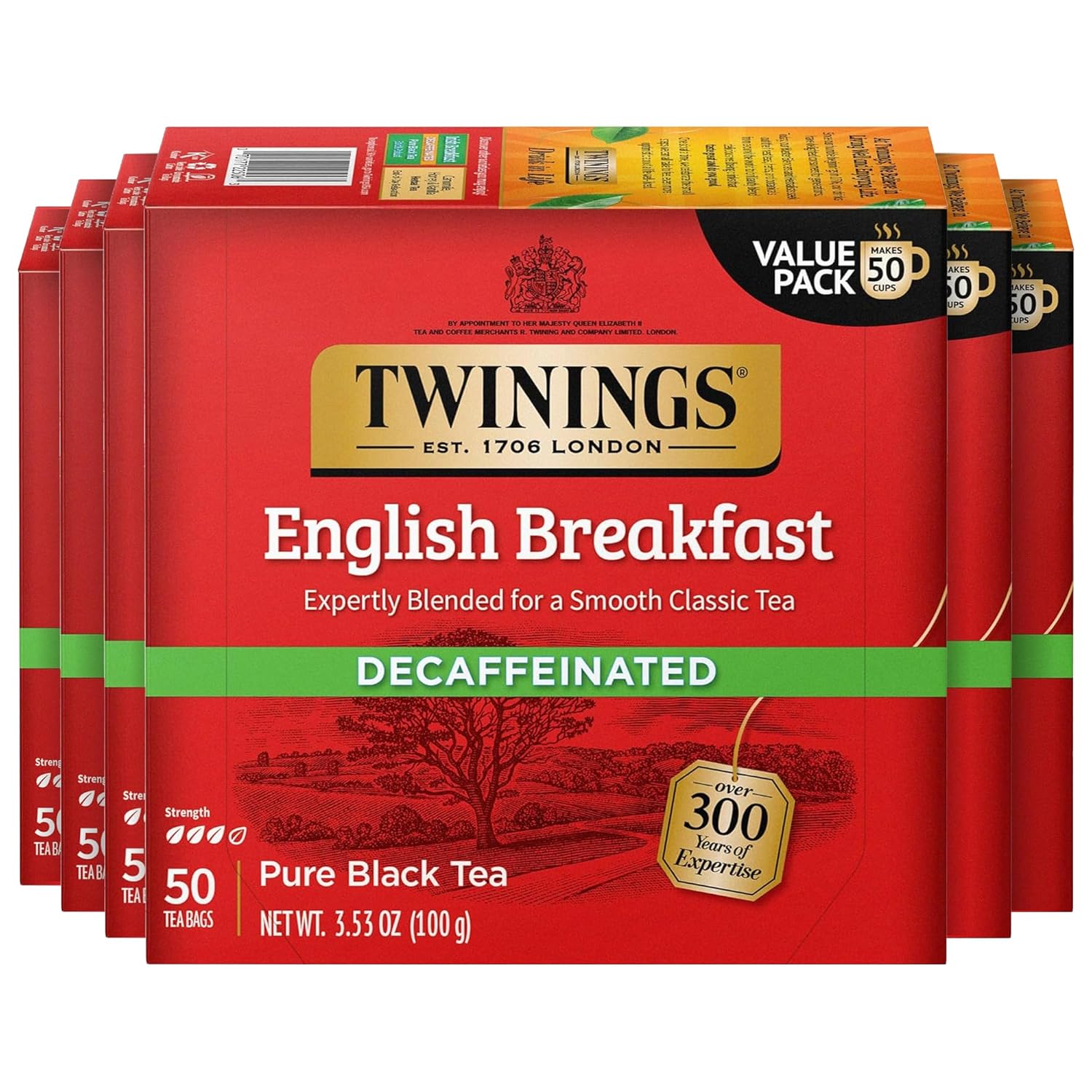 Twinings English Breakfast Black Tea Individually Wrapped Bags