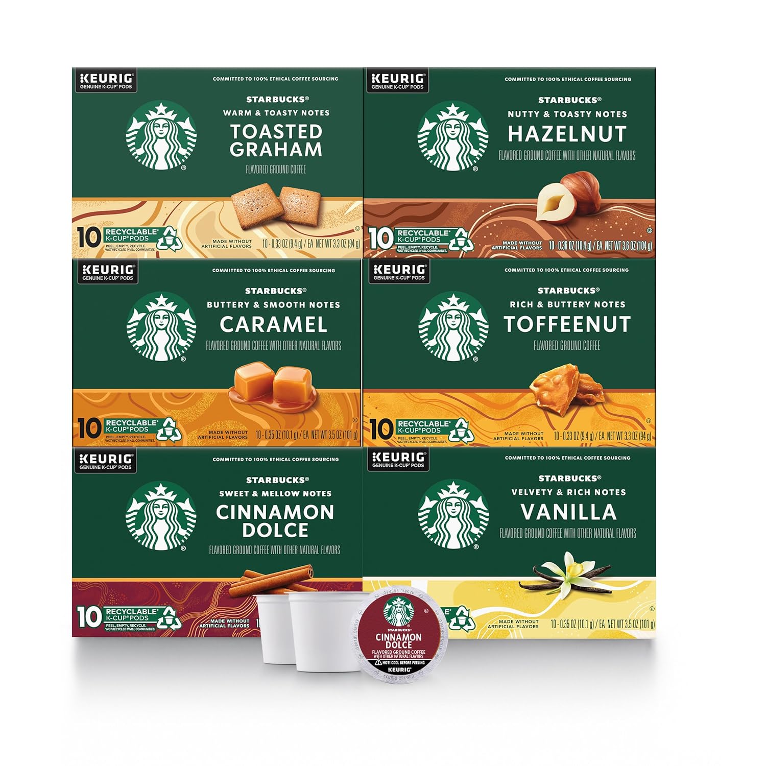 Starbucks K-Cup Coffee Pods, Medium Roast Coffee, Pike Place Roast for Keurig Brewers,