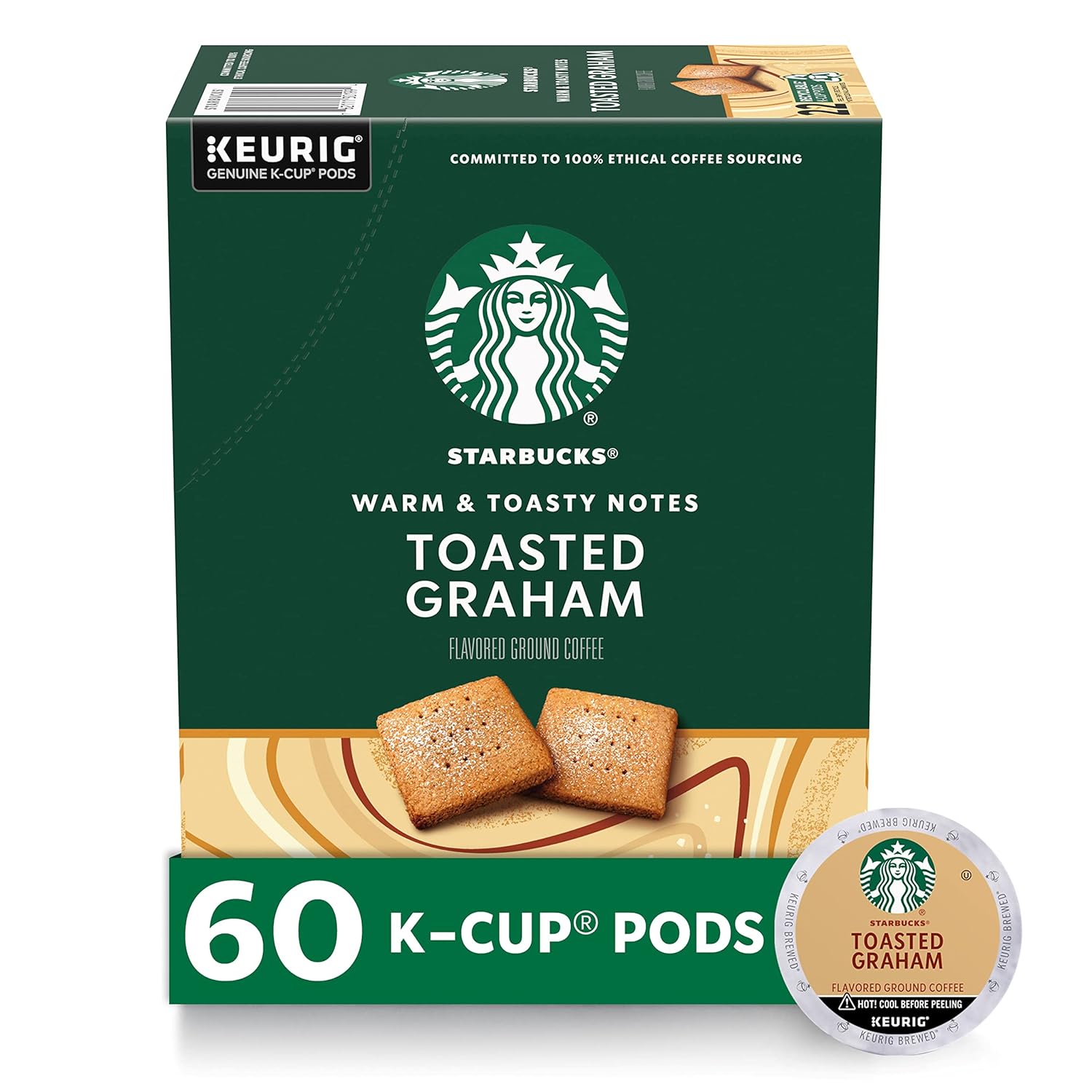 Starbucks K-Cup Coffee Pods, Medium Roast Coffee, Pike Place Roast for Keurig Brewers,
