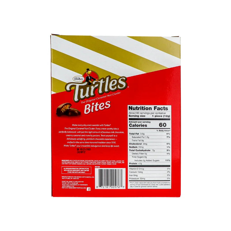 Demet’s Turtles Original Bite-Size – 60 Count