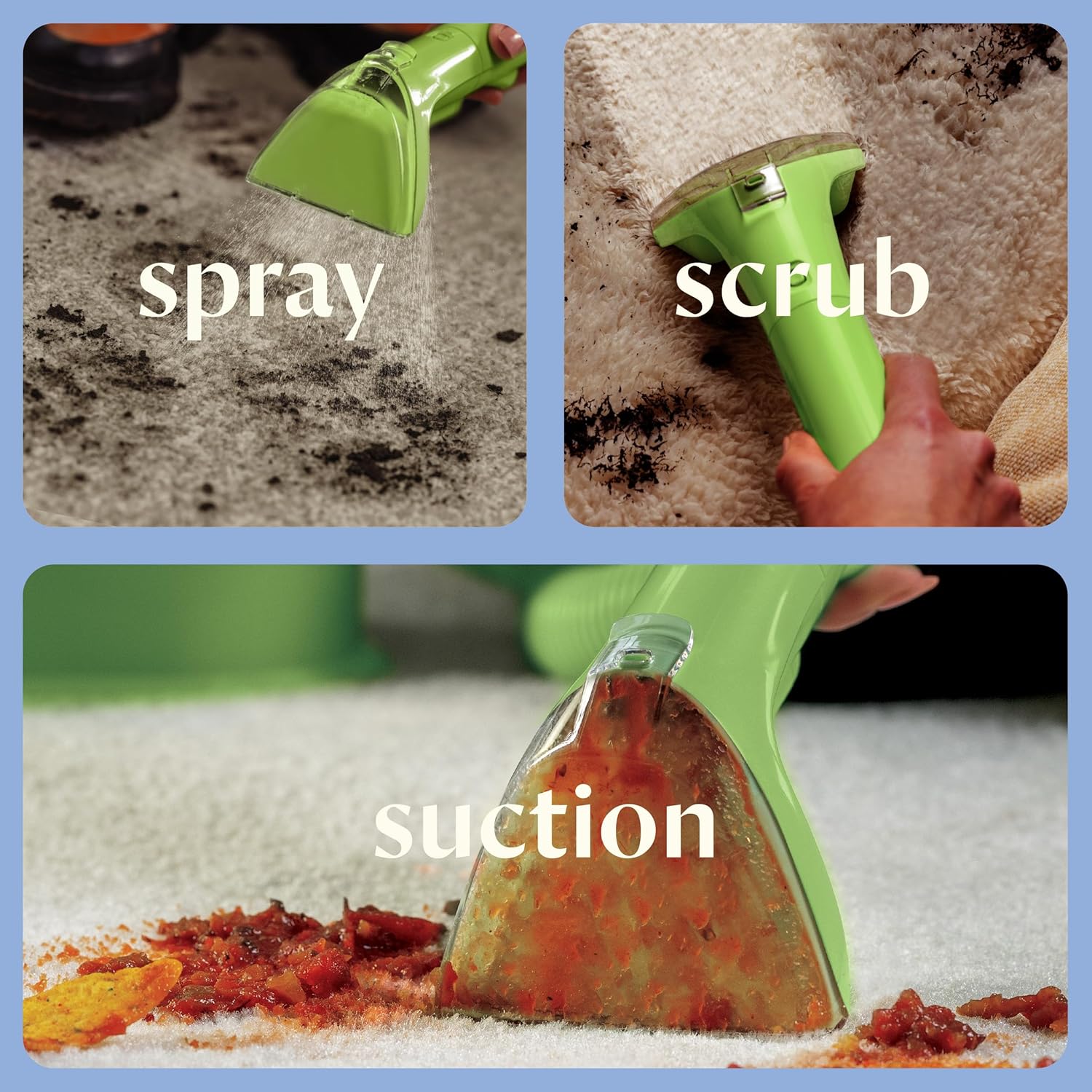Bissell Little Green Mini Portable Carpet and Upholstery Deep Cleaner,