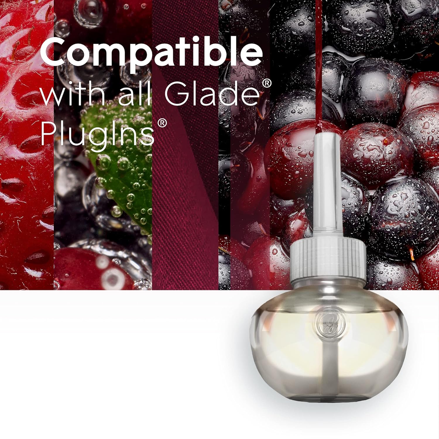 Glade PlugIns Refills Air Freshener, Scented and Essential Oils for Home and Bathroom,