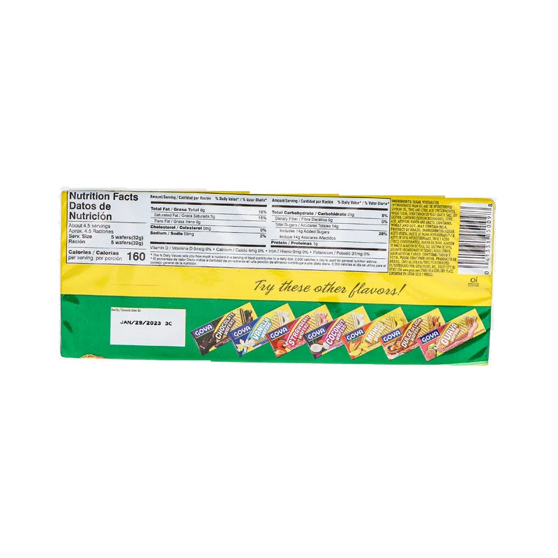 Goya Pineapple Wafers 4.94 oz