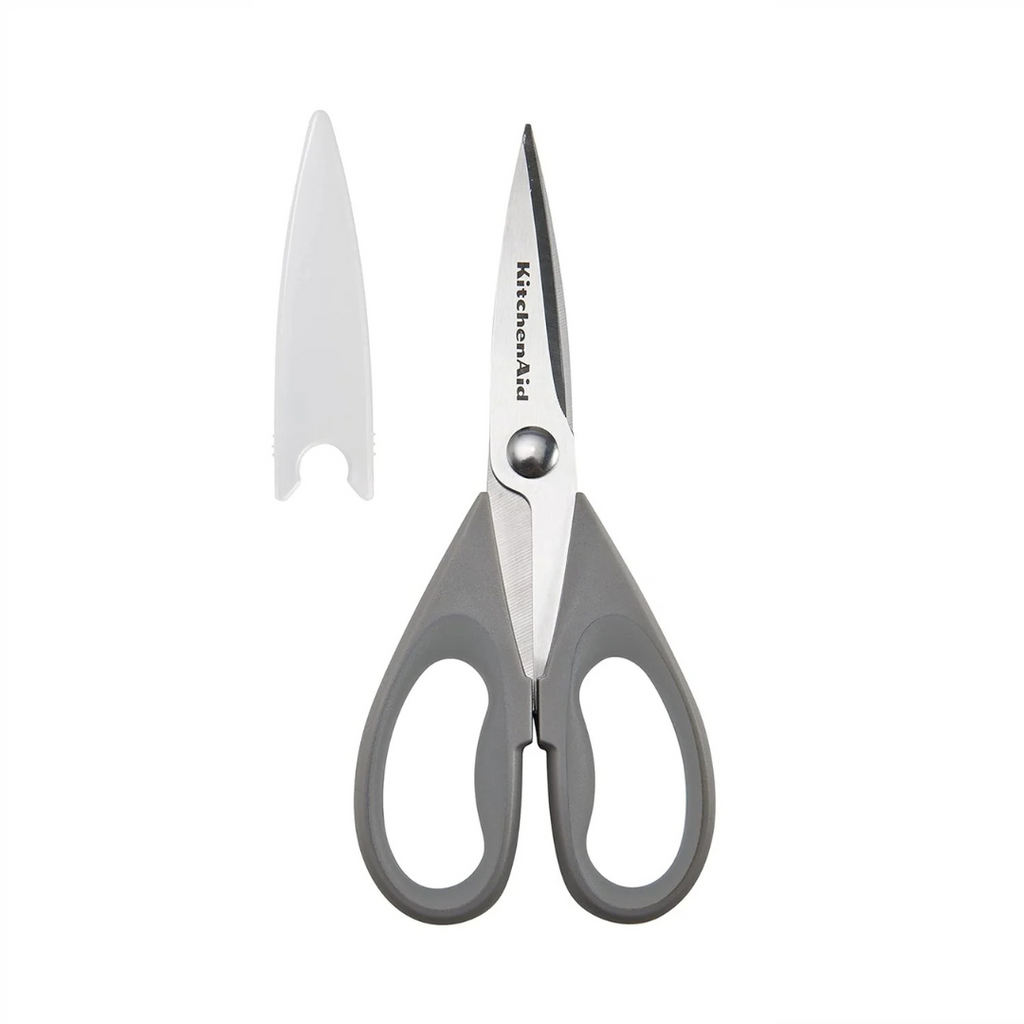KitchenAid All Purpose Kitchen Shears with Protective Sheath Durable Stainless Steel Scissors,